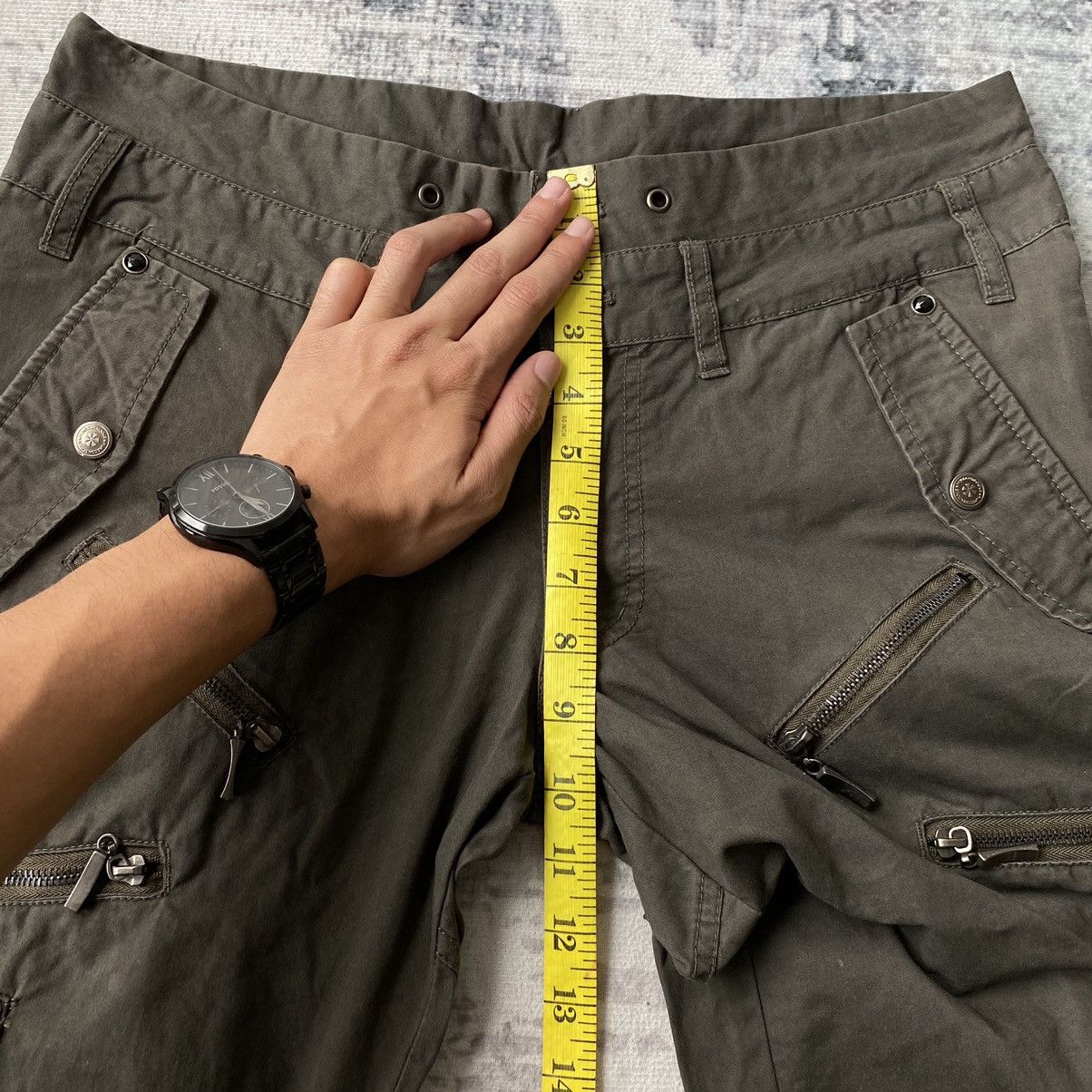 If Six Was Nine × Japanese Brand × Le Grande Bleu (L.G.B.) Semantic Design Bondage Cargo Pants Size US 32 / EU 48 - 16 Thumbnail