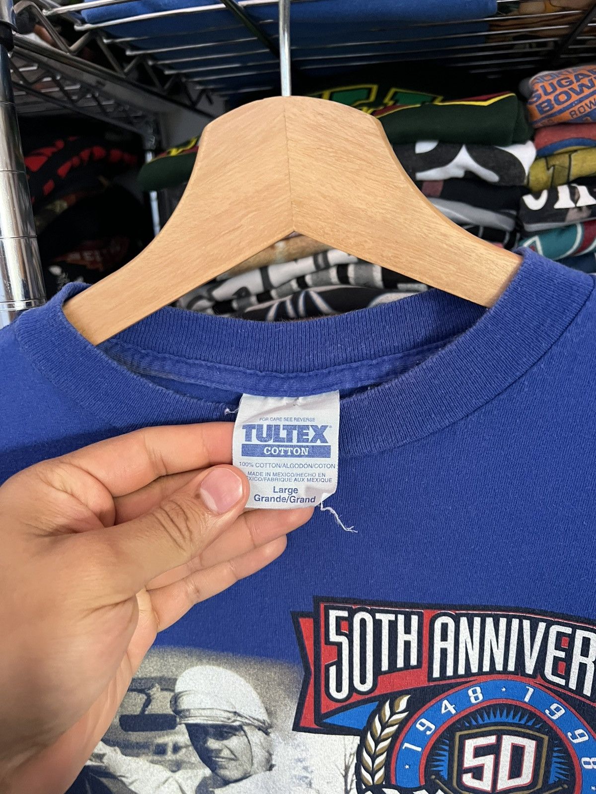 NASCAR 1998 50th Anniversary Tour Winston Cup Racing Tee Size US L / EU 52-54 / 3 - 4 Thumbnail