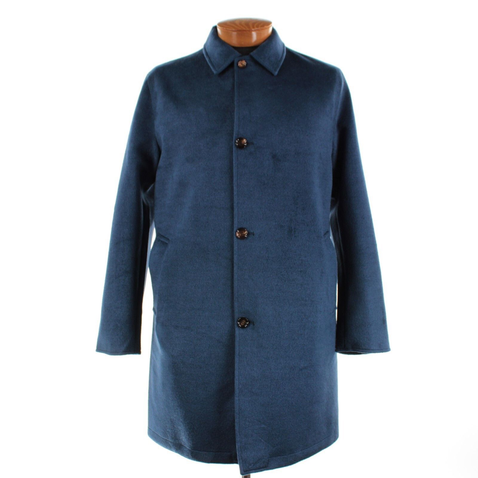 Kiton Jacket Size L US In Blue Polyester Blend