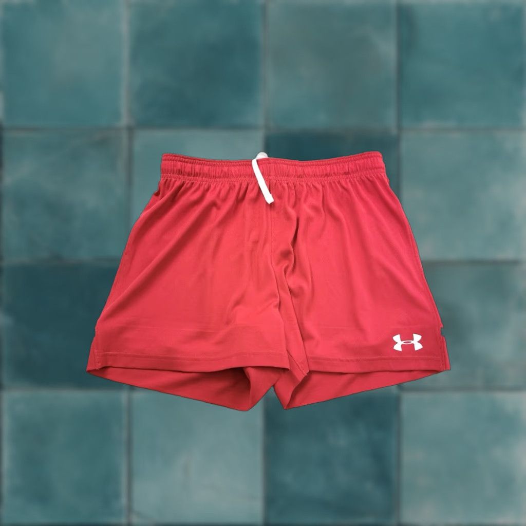 Under Armour Under Armour Shorts Women S Red HeatGear UA Squad Short Sample NWT Size 28" / US 6 / IT 42 - 1 Thumbnail