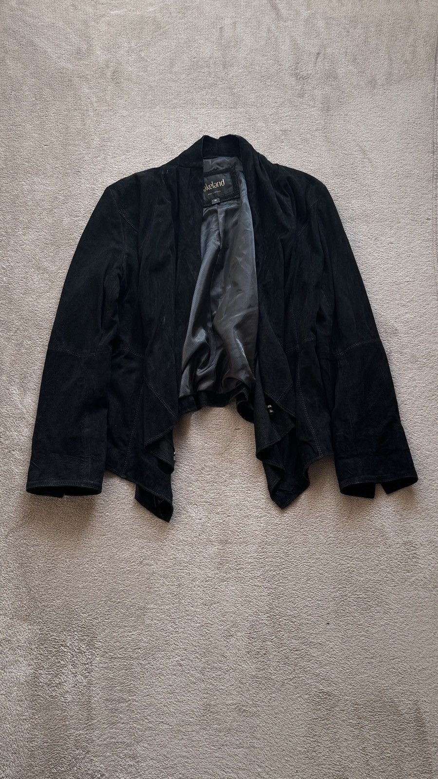 Japanese Brand Y2K Leather Capes Coat Jacket ifsixwasnine Yohji LGB styled Size L / US 10 / IT 46 - 1 Thumbnail