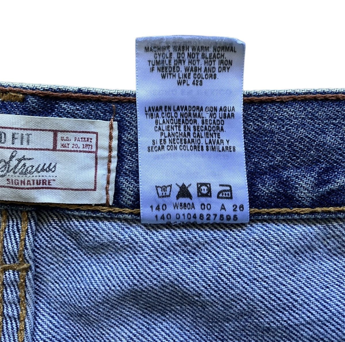 Levi's Y2K Levi's Strauss Men's Denim VTG Shorts Baggy Jeans Jorts Size US 34 / EU 50 - 5 Thumbnail