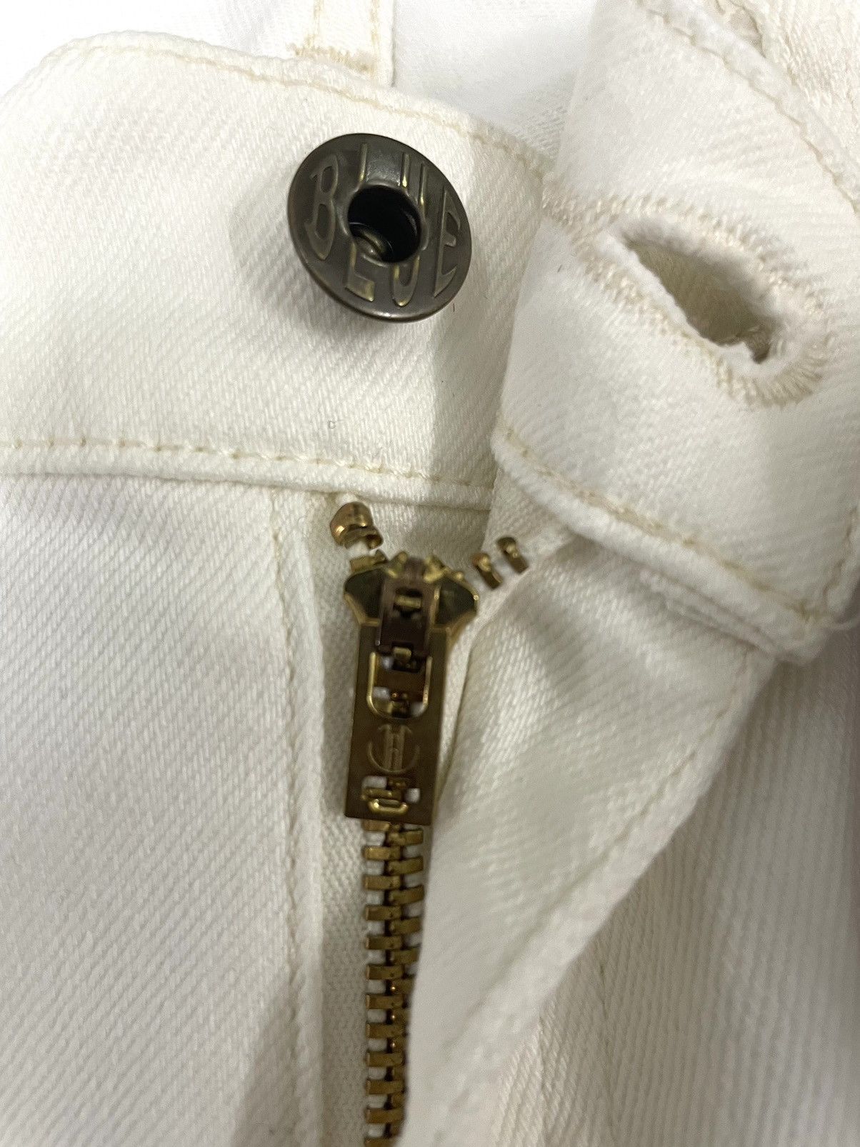 Pure Blue Japan JAPANBLUEJEANS X Mens Bigi White Jeans Size US 31 - 9 Thumbnail
