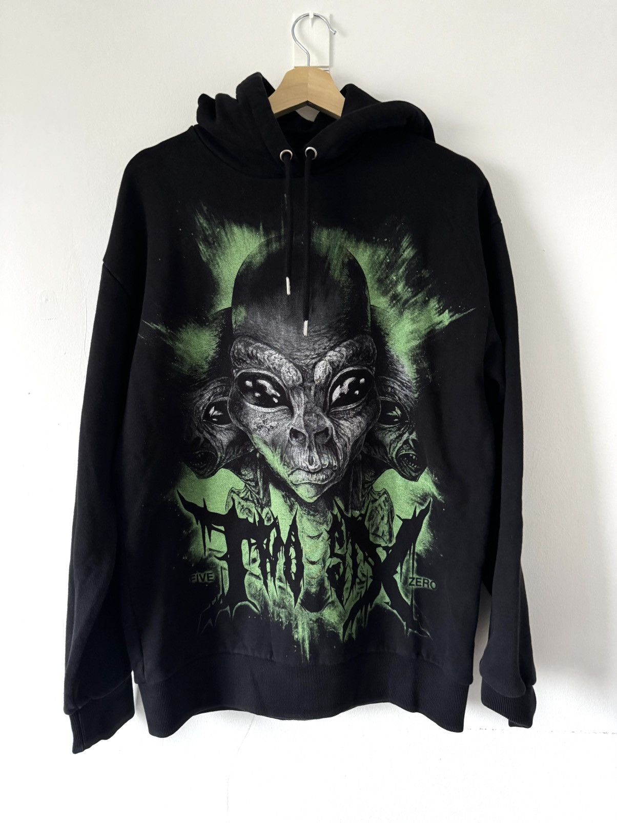 Han Kjobenhavn Han Kjobenhavn black cotton hoodie alien print Y2K M Size US M / EU 48-50 / 2 - 1 Thumbnail