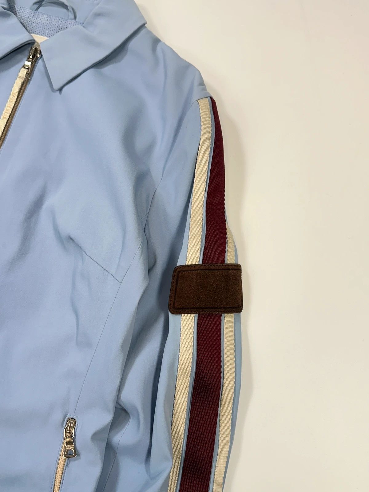 Prada Prada Milano SS2000 Baby Blue Stripes Shirt Jacket Size M / US 6-8 / IT 42-44 - 3 Thumbnail