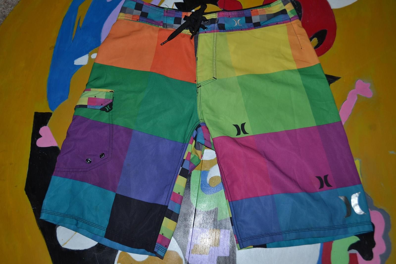 Hurley Hurley Men's Colorblock Board Shorts Size US 32 / EU 48 - 1 Thumbnail