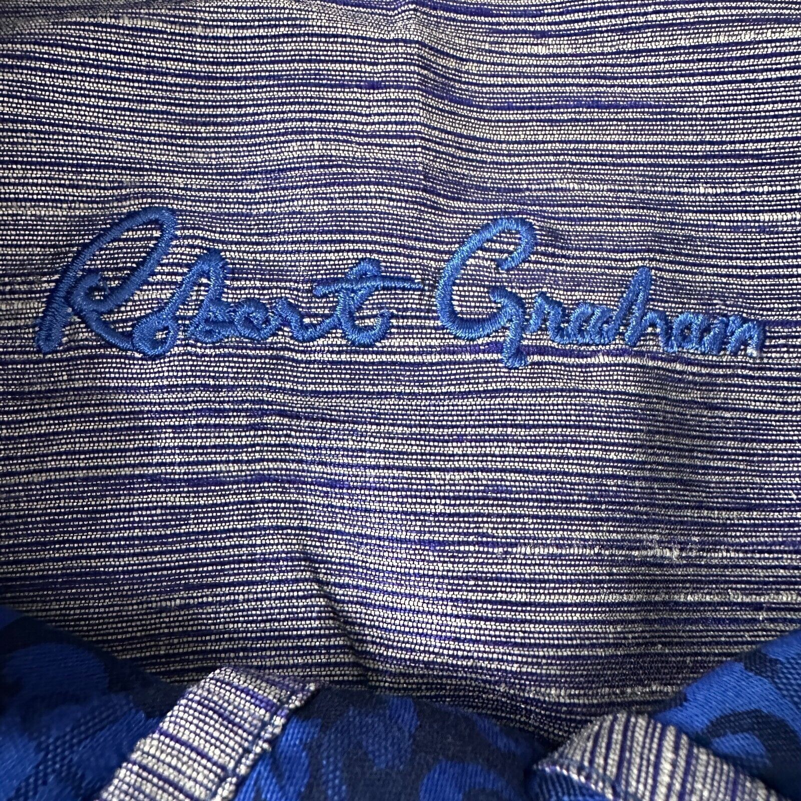 Robert Graham Robert Graham Shirt Men's 3XL XXXL Blue Damask Flip Cuff Size US XXL / EU 58 / 5 - 7 Thumbnail