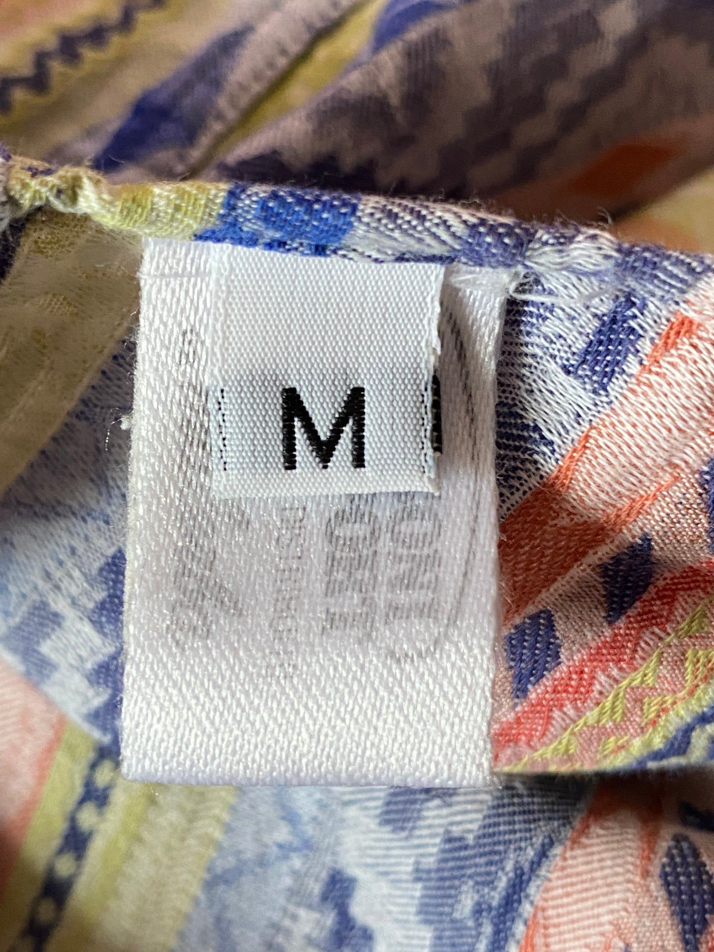 Designer × Vintage Missoni Sport Vintage Men's Geometric Striped Sleeve Shirt Size US M / EU 48-50 / 2 - 7 Thumbnail