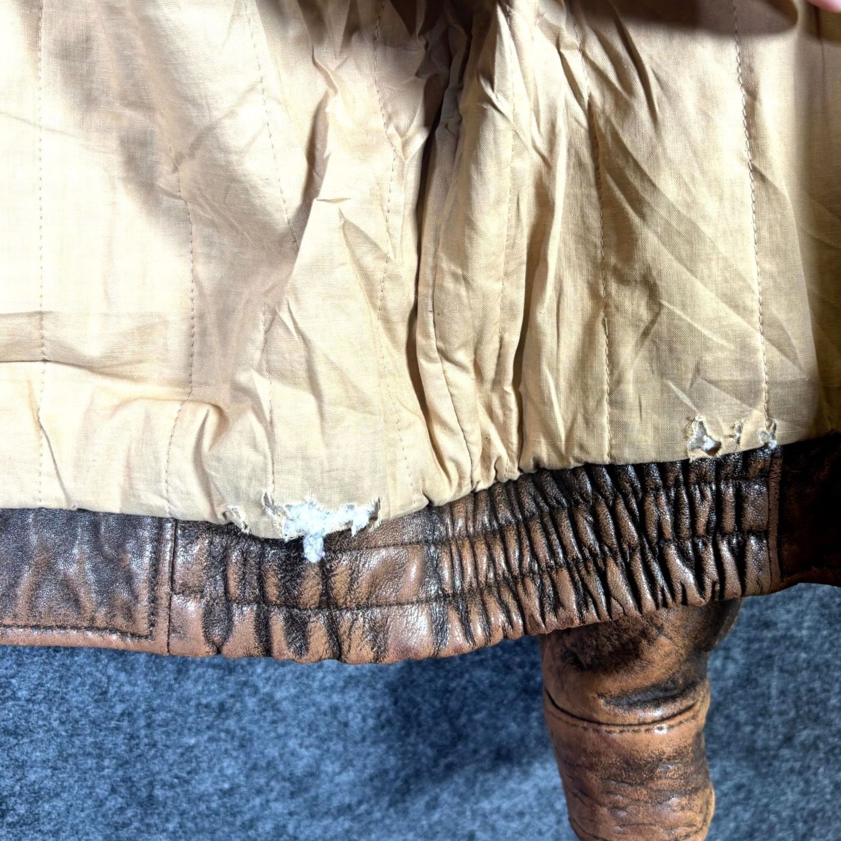 Vintage VINTAGE Zenia Western Jacket Men's 8 Brown Leather Full-Zip Cowboy Rodeo Lined Size M / US 6-8 / IT 42-44 - 5 Thumbnail