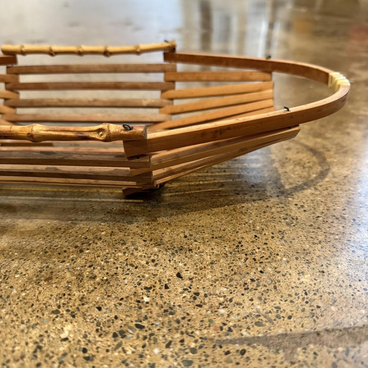 Designer Long Wooden Basket Size ONE SIZE - 4 Thumbnail
