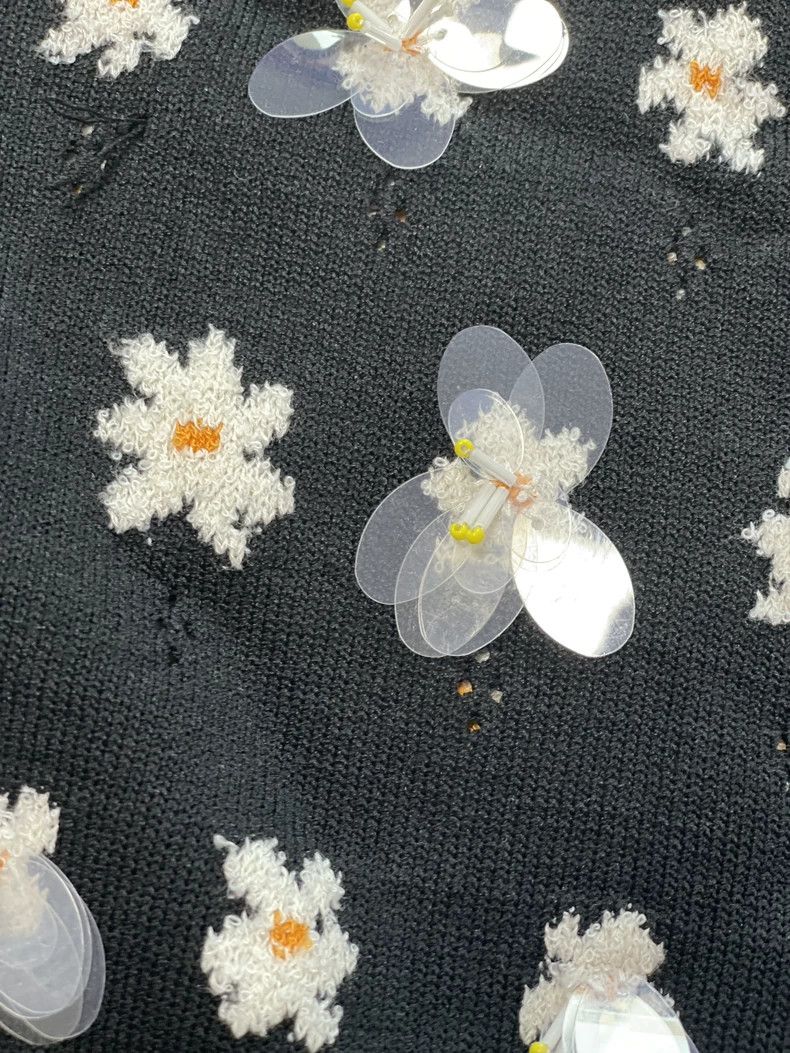 Kenzo KENZO Daisy Knit Cardigan Size L / US 10 / IT 46 - 3 Thumbnail