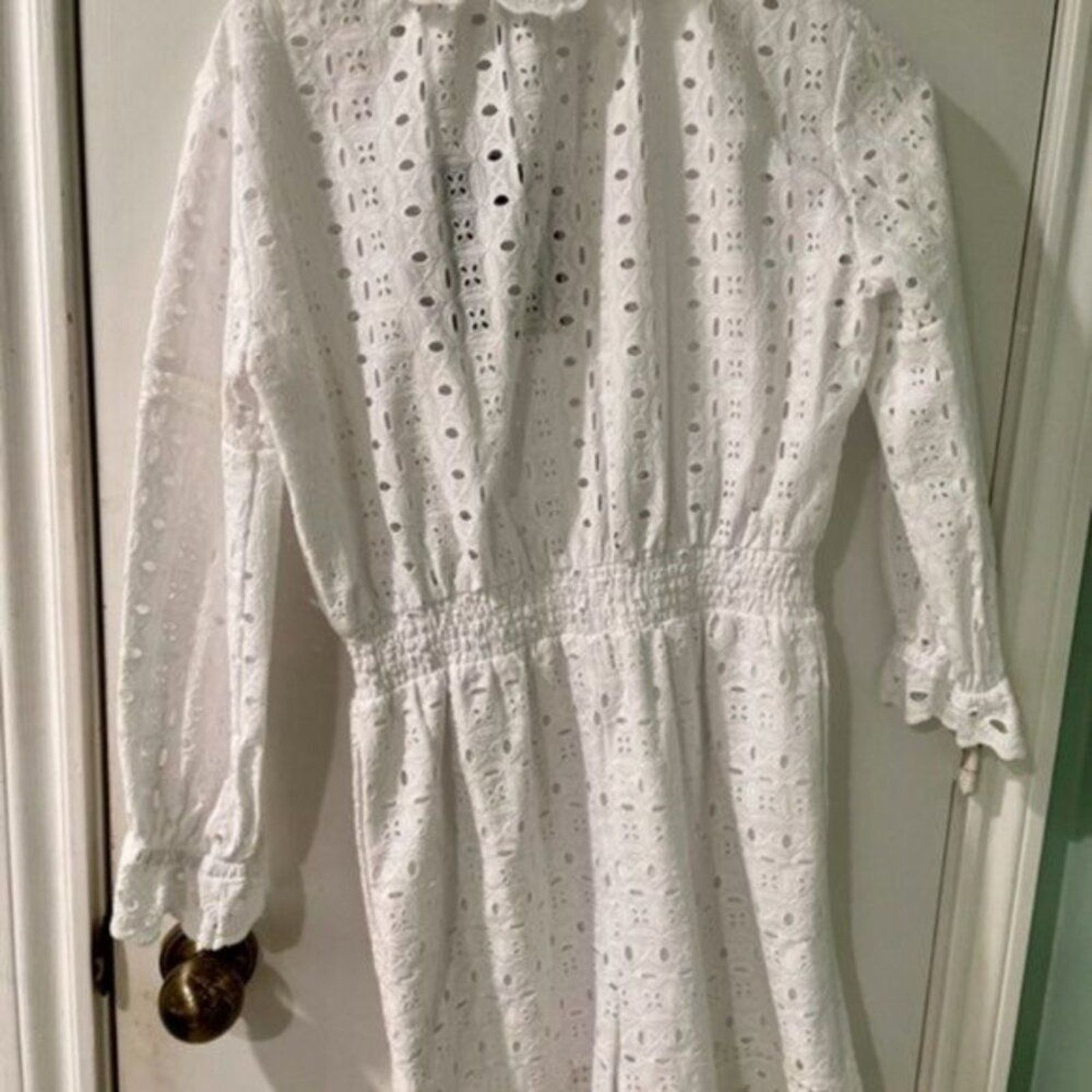 The Kooples The Kooples Embroidery Romper white S Size 26" / US 2 / IT 38 - 7 Thumbnail