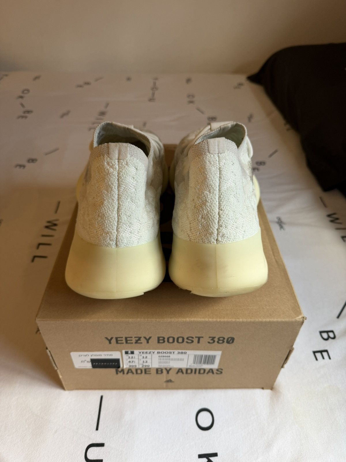 Yeezy Adidas Yeezy Boost 380 Calcite Glow 12.5US Size US 12.5 / EU 45-46 - 5 Thumbnail