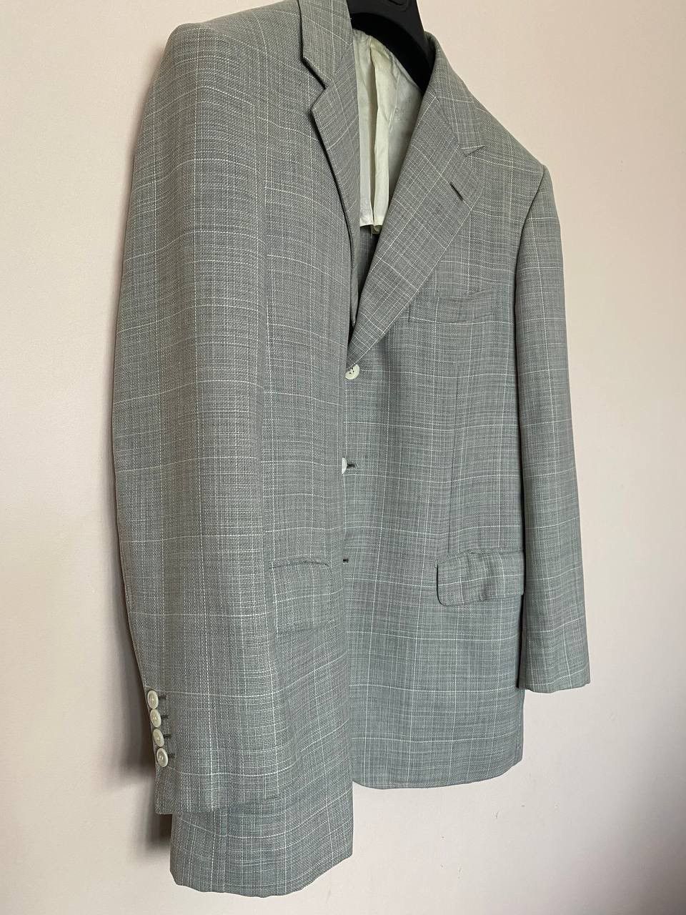 Brioni Brioni Blazer Nomentano Gray Knit Windowpane Wool Sportcoat Size 40S - 7 Thumbnail