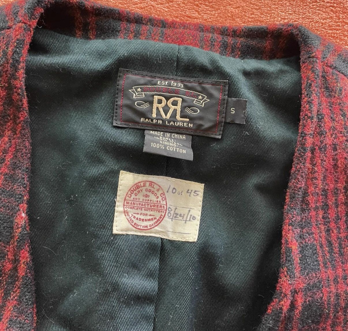 Polo Ralph Lauren RRL Ralph Lauren Limited Edition Hunting Vest K22 Size US S / EU 44-46 / 1 - 4 Thumbnail