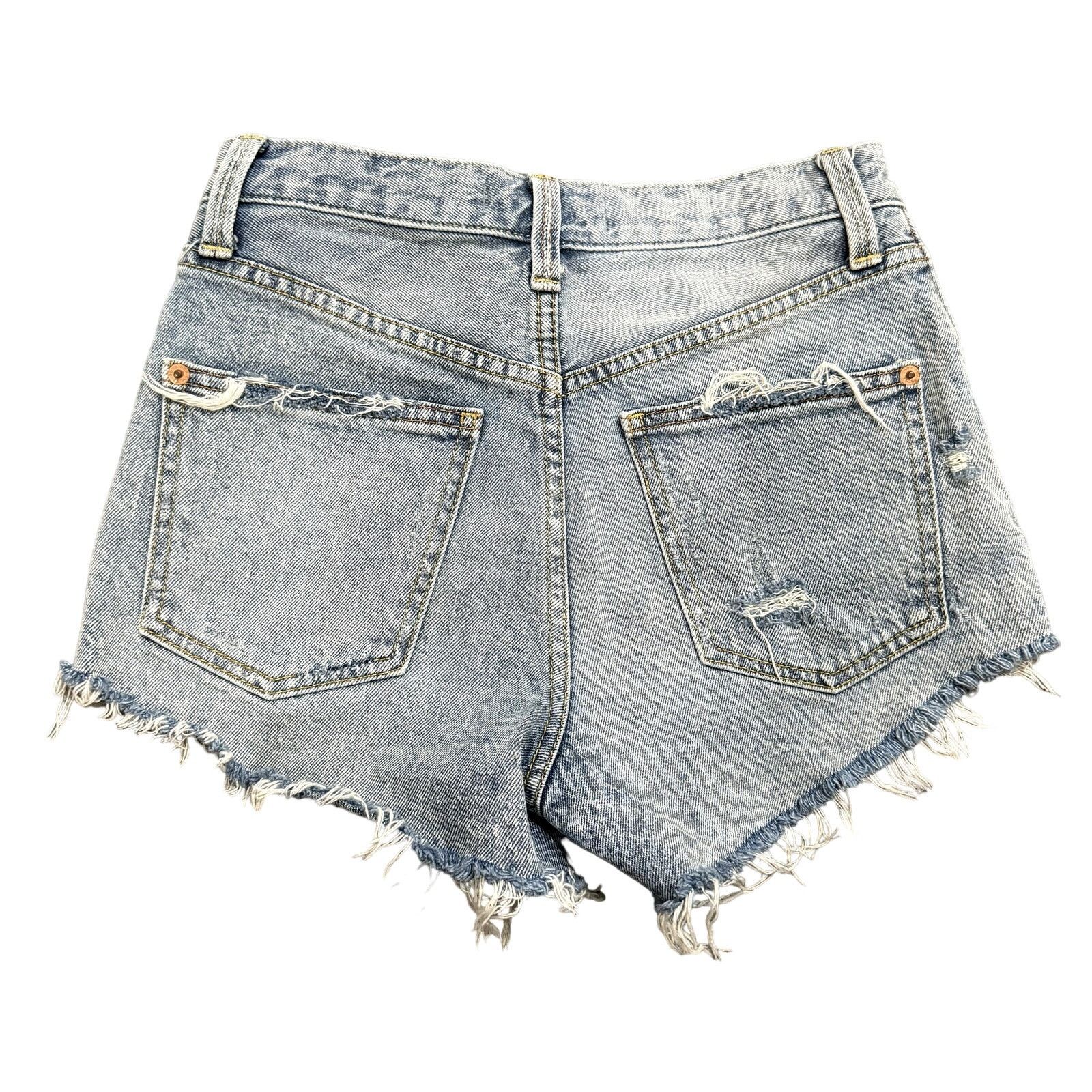 Free People Free People Taliesin Cutoff Short in Blue, Size 24 Size 24" / US 00 / IT 34 - 6 Thumbnail