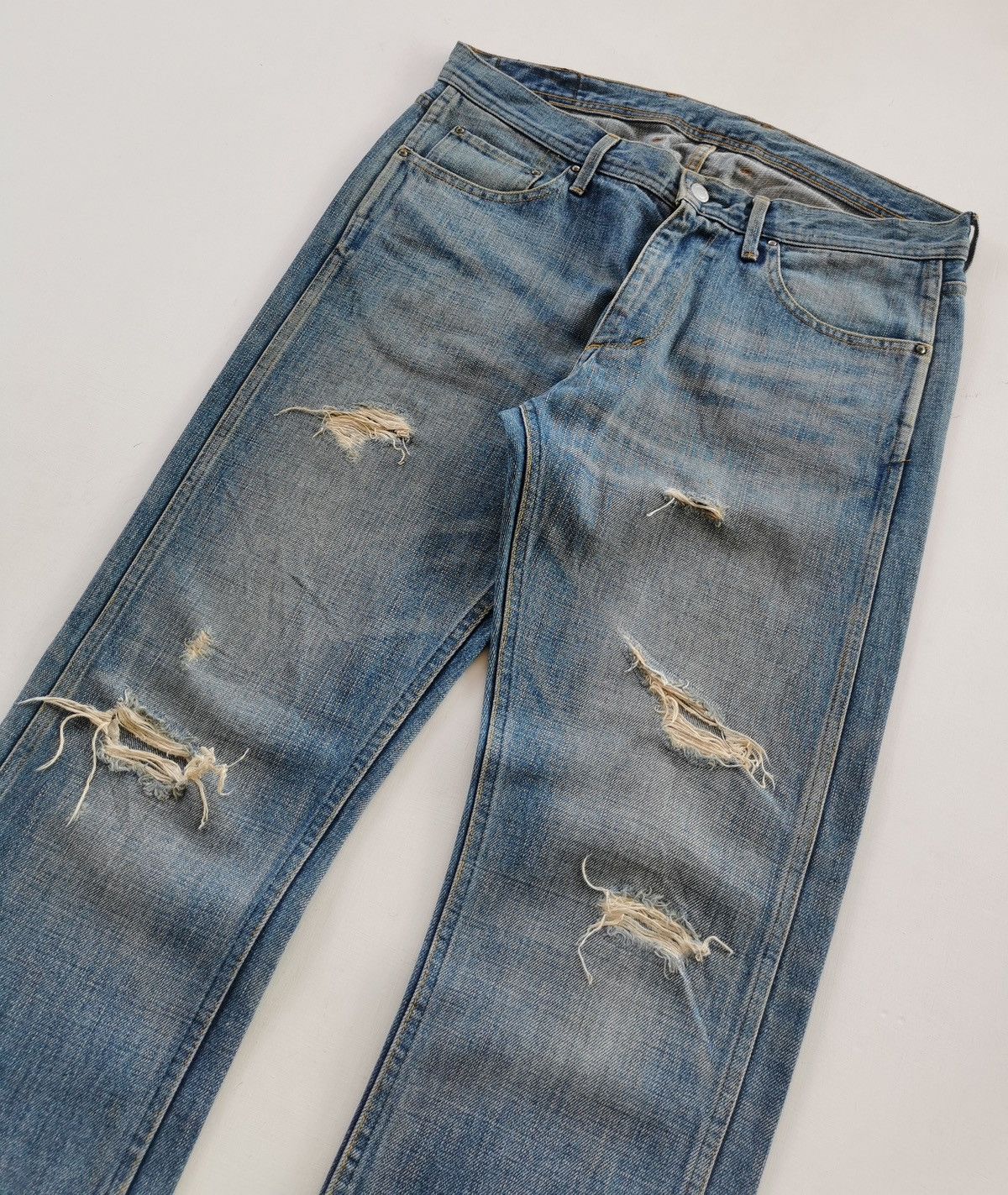 Japanese Brand Paisley Pat Monkey Time United Arrows Japan Jeans Size US 33 - 3 Thumbnail