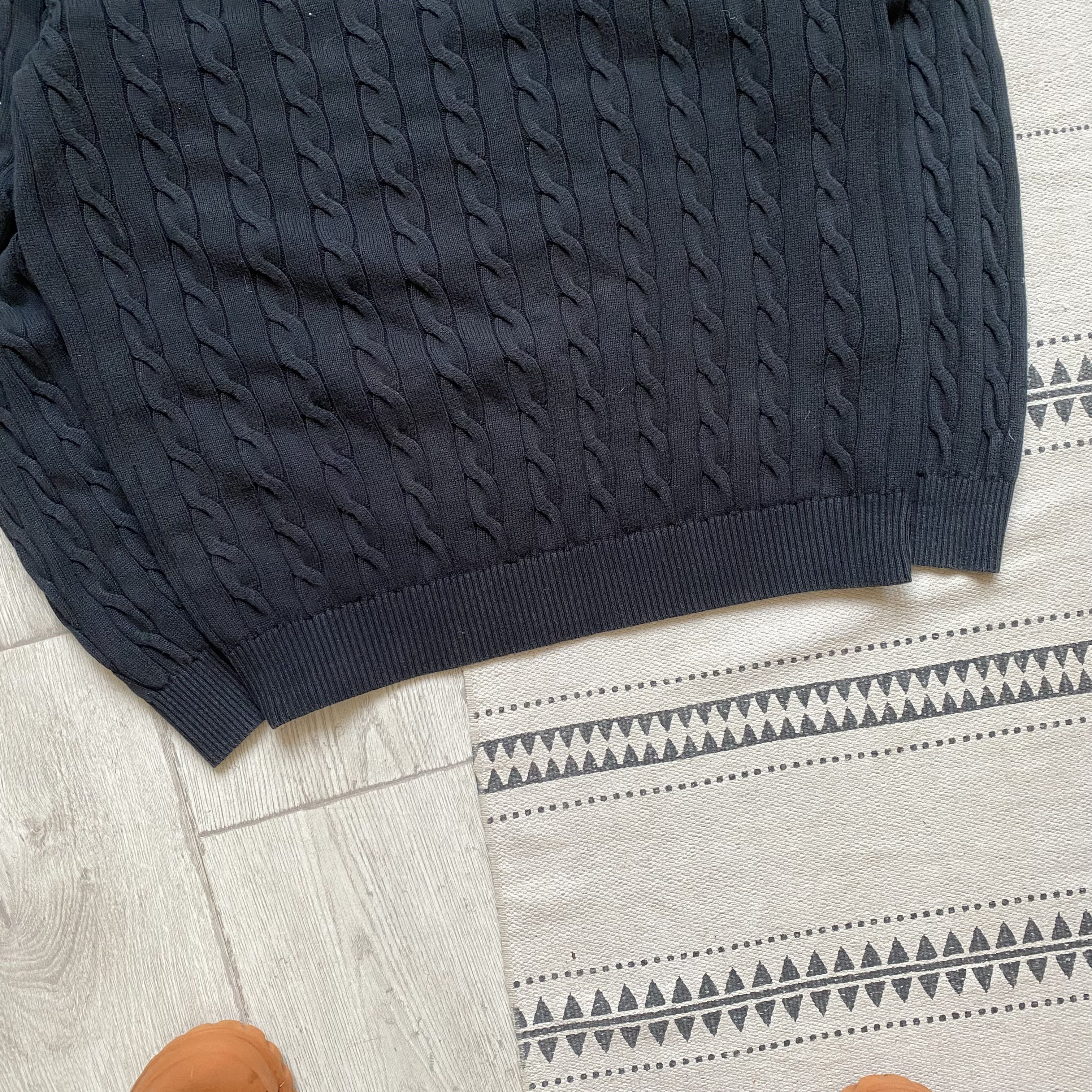 Gant Vintage Gant USA Cable knit sweater mini logo Knitwear Size US L / EU 52-54 / 3 - 3 Thumbnail