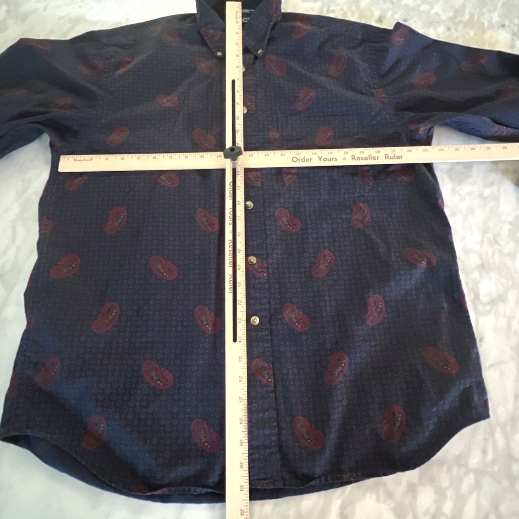 Nautica Nautica Button-Up Shirt Men’s Large Long Sleeve Cotton Paisley Multicolor Button-Down Collared (Preppy) Regular Size US L / EU 52-54 / 3 - 7 Thumbnail
