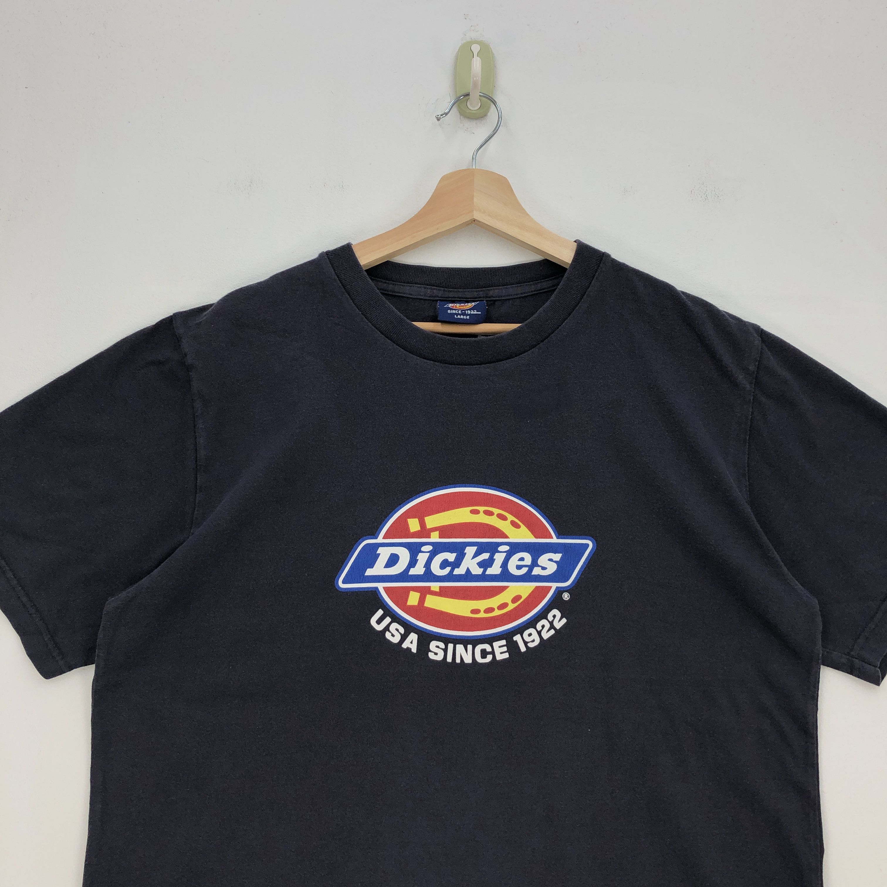 Dickies × Vintage Vintage Dickies T Shirt Dickies Tees Spell Out Logo Tee Size US L / EU 52-54 / 3 - 2 Thumbnail