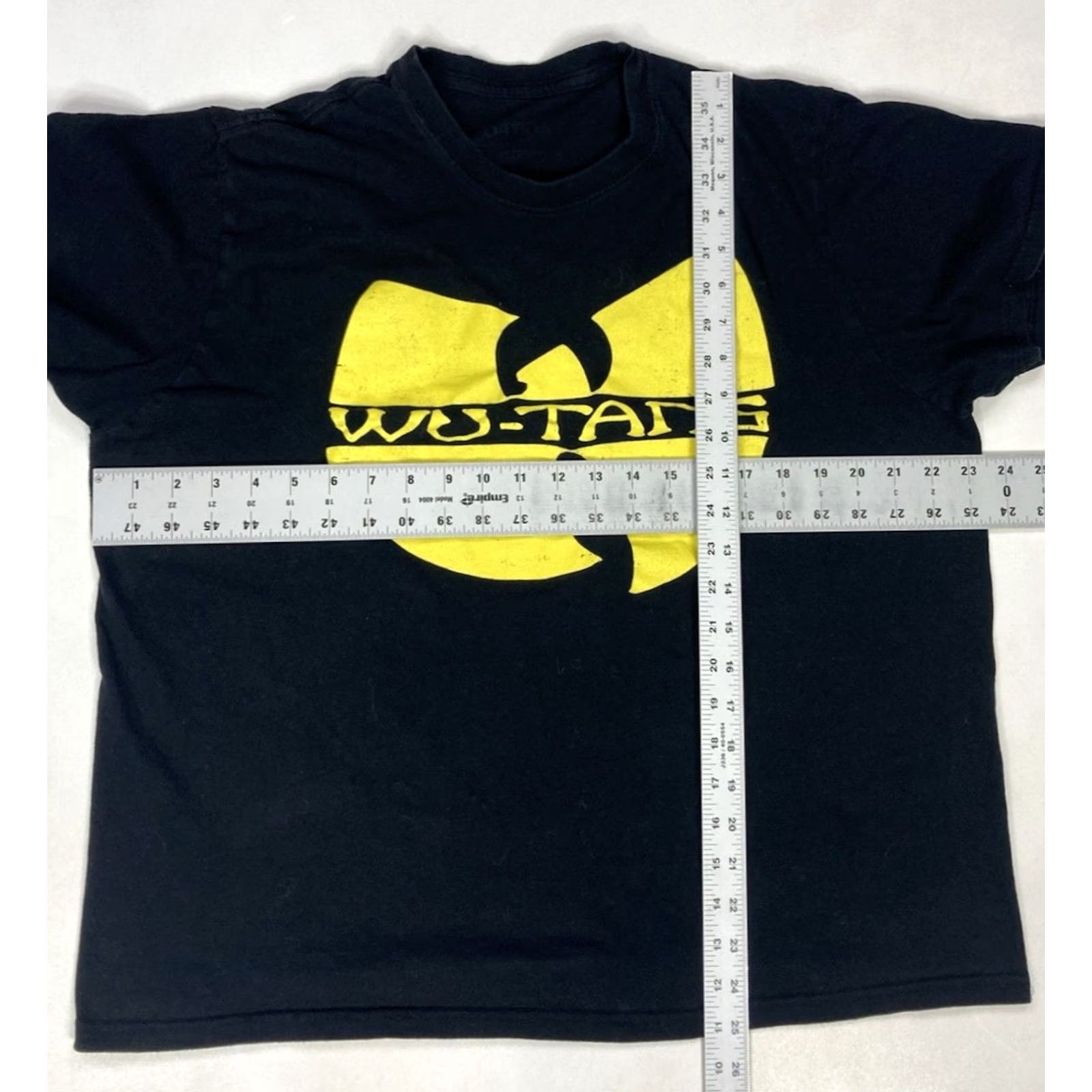 Logo 7 VINTAGE Wu-Tang Graphic T-shirt Women XL Black Logo Yellow Short Sleeve Music Shirts Size XL / US 12-14 / IT 48-50 - 5 Thumbnail