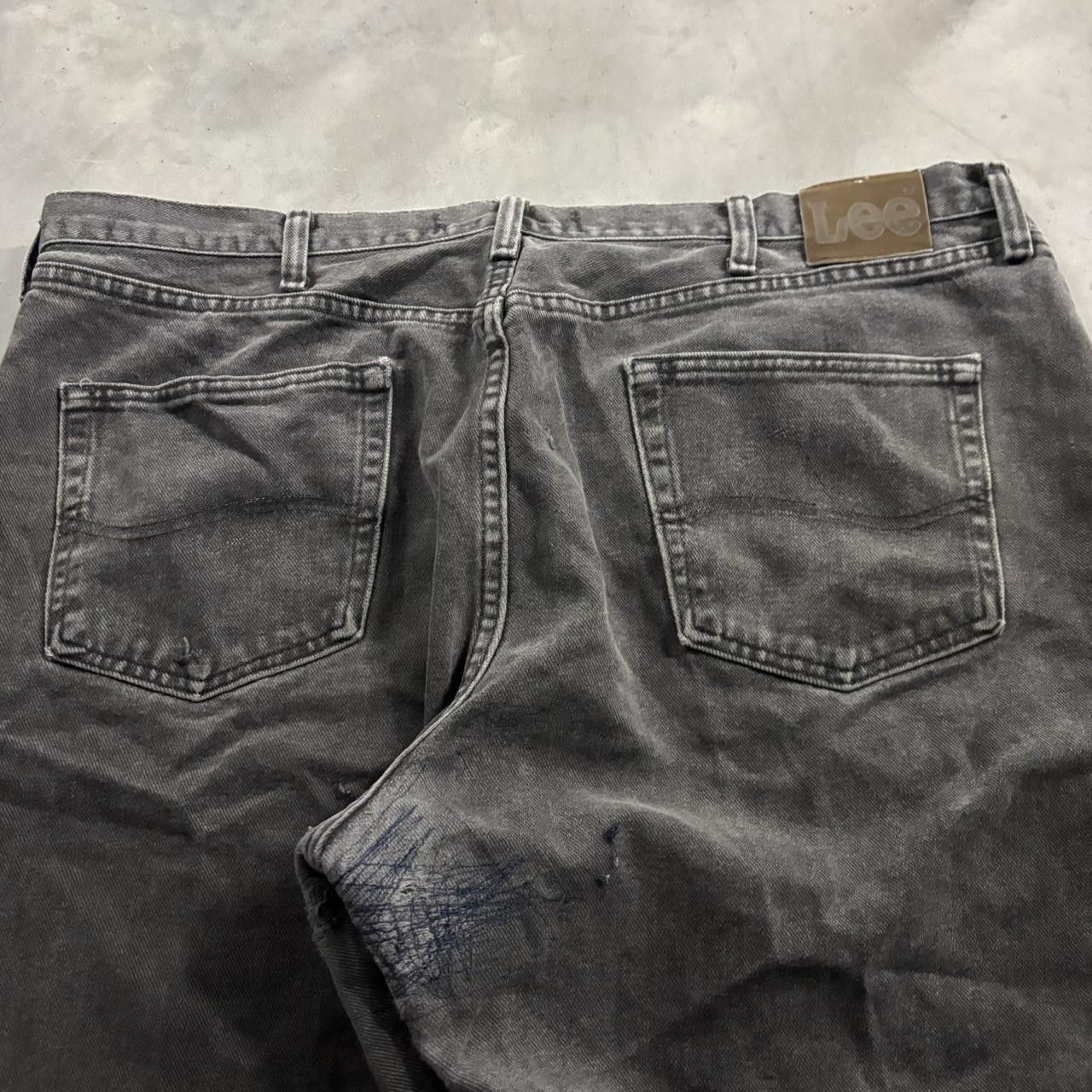 Vintage Crazy Vintage Y2K/2000s Baggy Faded Black Denim Jeans! 40x24 Size US 40 / EU 56 - 7 Thumbnail