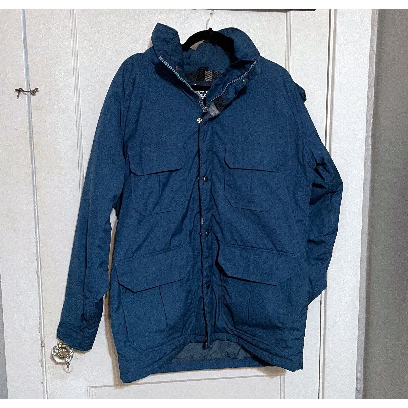Woolrich Woolen Mills Woolrich Jacket Coat Men's Med Blue Vintage Wool Plaid Lined Size US M / EU 48-50 / 2 - 1 Thumbnail