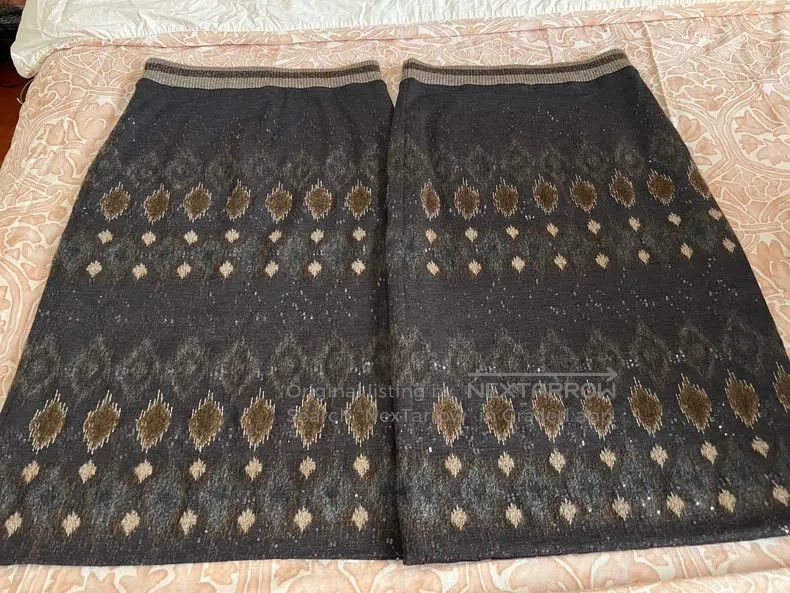 Brunello Cucinelli Brunello Cucinelli Embroidered Skirt Size 25" / US 0 / IT 36 - 1 Thumbnail