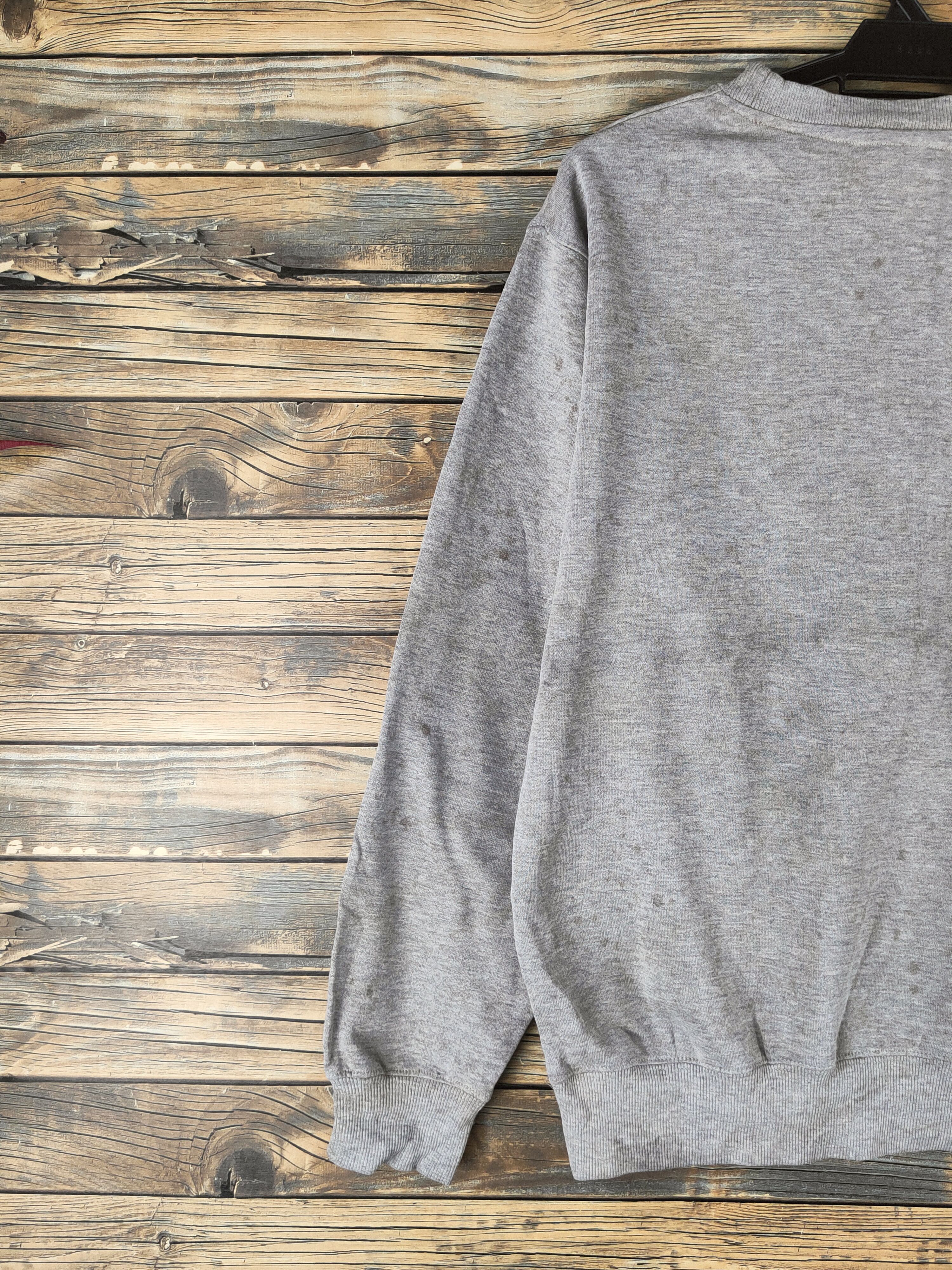 Japanese Brand DL Gold Experience Skull Gray Sweatshirts #46-203 Size US M / EU 48-50 / 2 - 9 Thumbnail