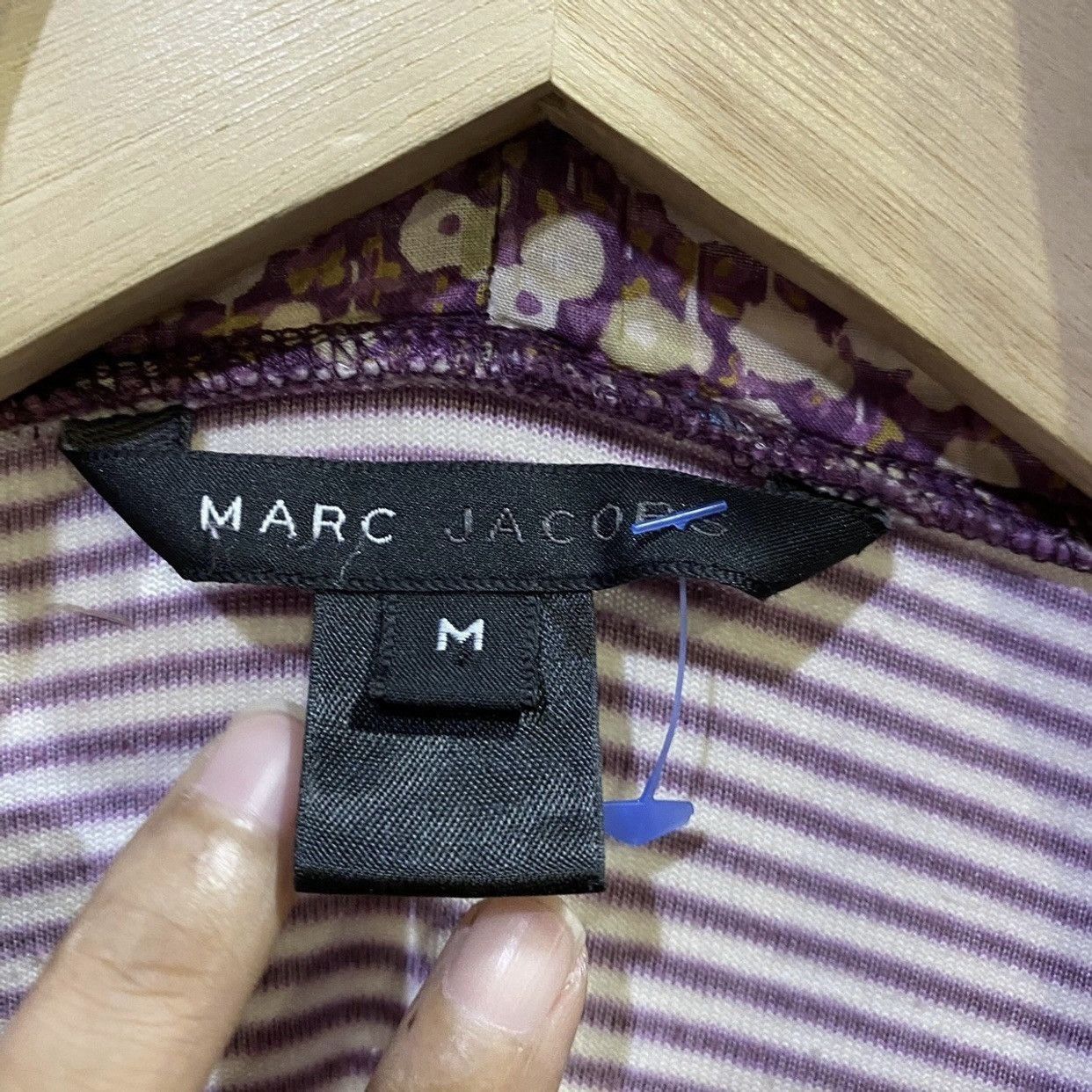 Marc Jacobs Marc Jacobs Stripe Plain Design Hoodie Size US M / EU 48-50 / 2 - 5 Thumbnail