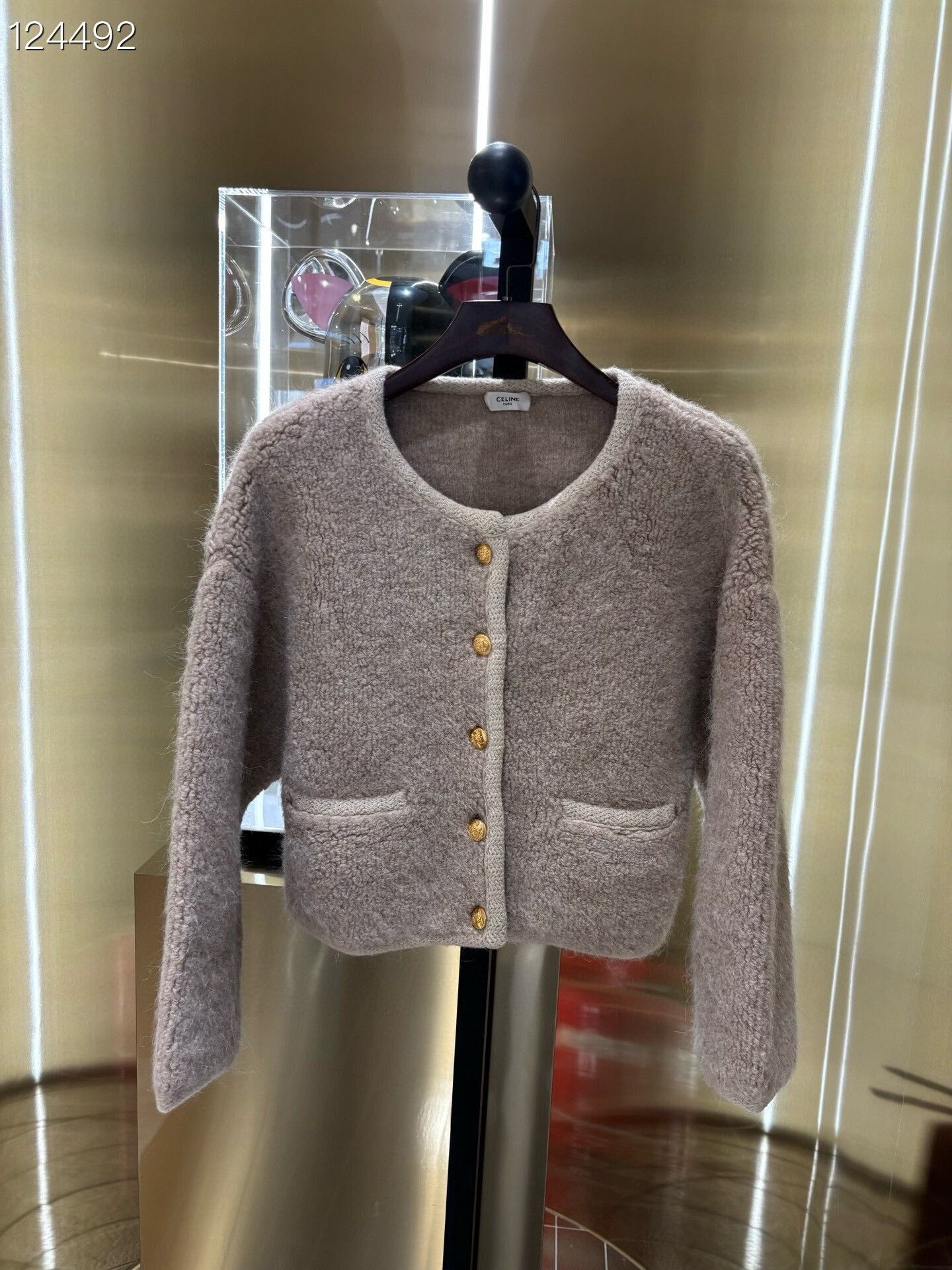 Celine Celine Beige Alpaca Teddy Coat Size M / US 6-8 / IT 42-44 - 1 Thumbnail