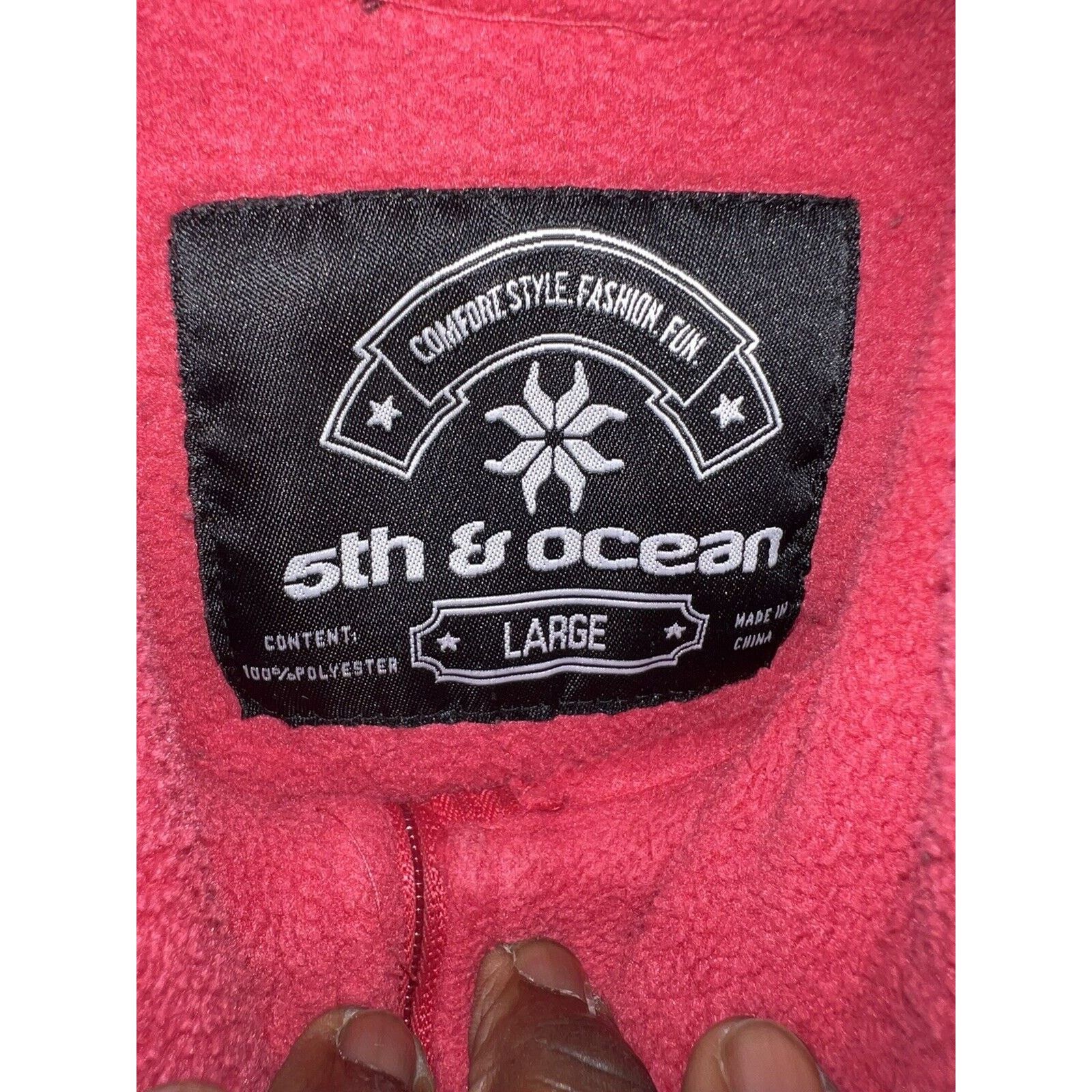 Columbia Indiana Hoosiers Women’s Fleece Jacket Full Zip Red Large Size US L / EU 52-54 / 3 - 7 Thumbnail
