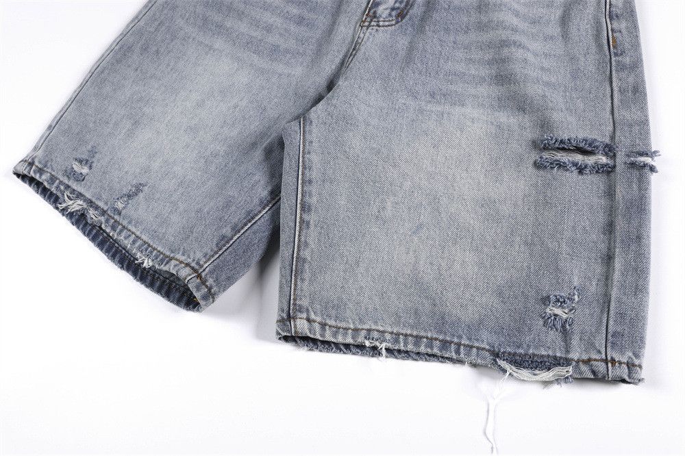 Vintage Men's American Vintage Distressed Ripped Denim Shorts Size US 32 / EU 48 - 6 Thumbnail