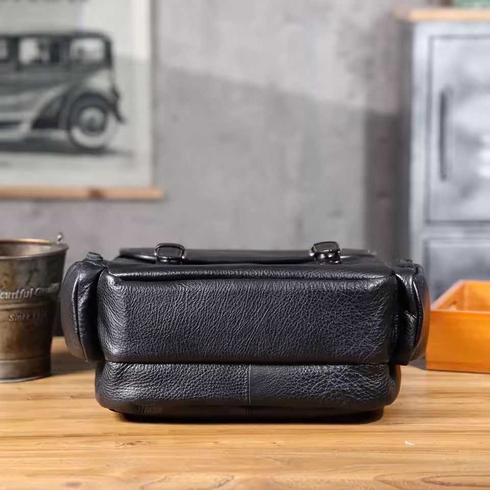 Genuine Leather Casual Genuine Leather Backpack Size ONE SIZE - 4 Thumbnail