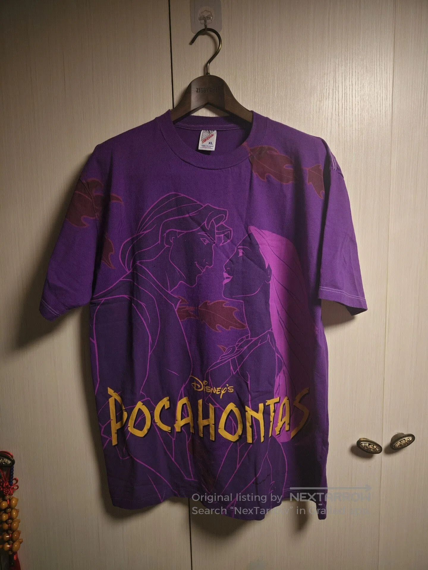 Japanese Brand vintage pocahontas 90s graphic tee. Size XL / US 12-14 / IT 48-50 - 1 Thumbnail
