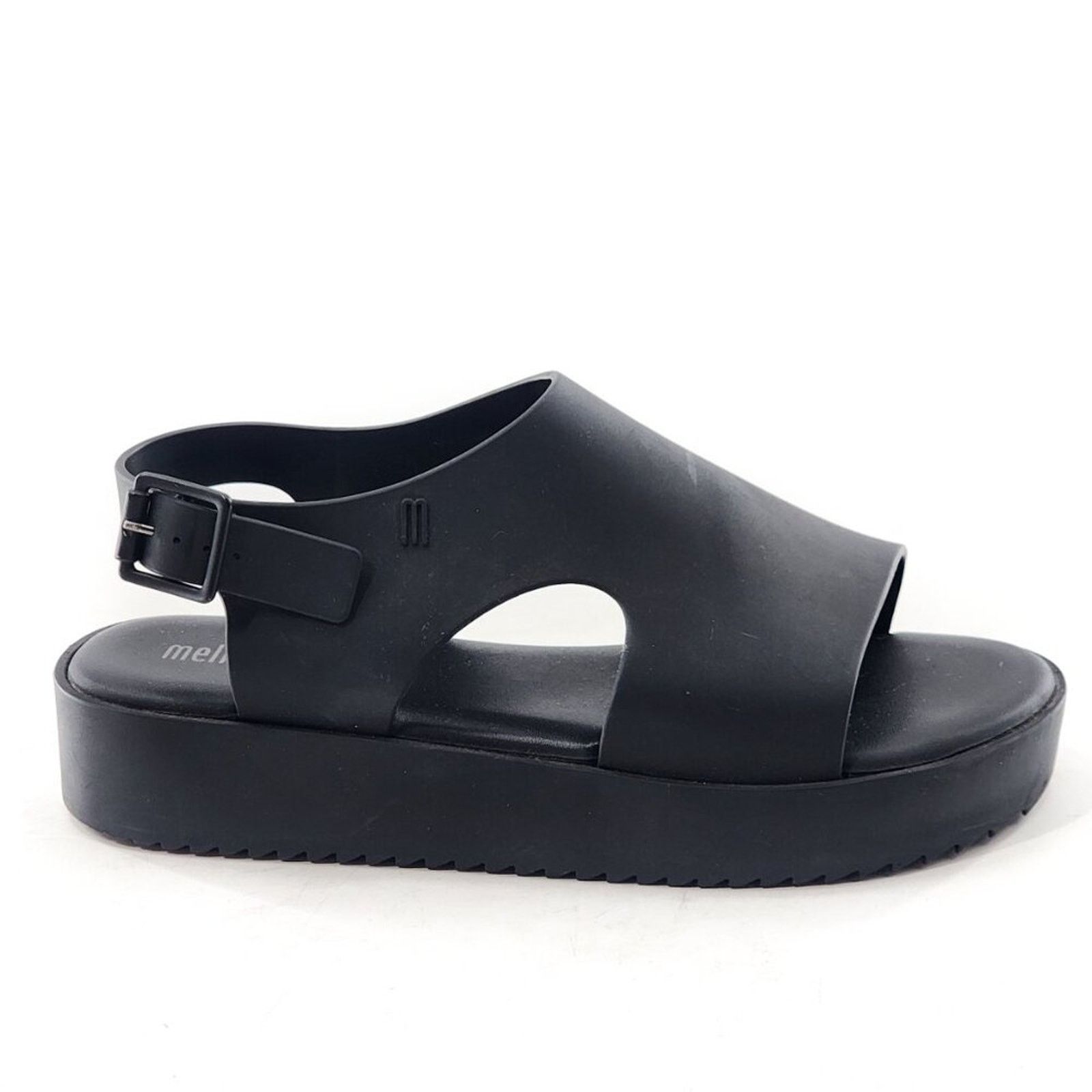 Melissa Melissa Black Rubber Platform Sandals Size 8 Berry Scented Size US 8 / IT 38 - 5 Thumbnail