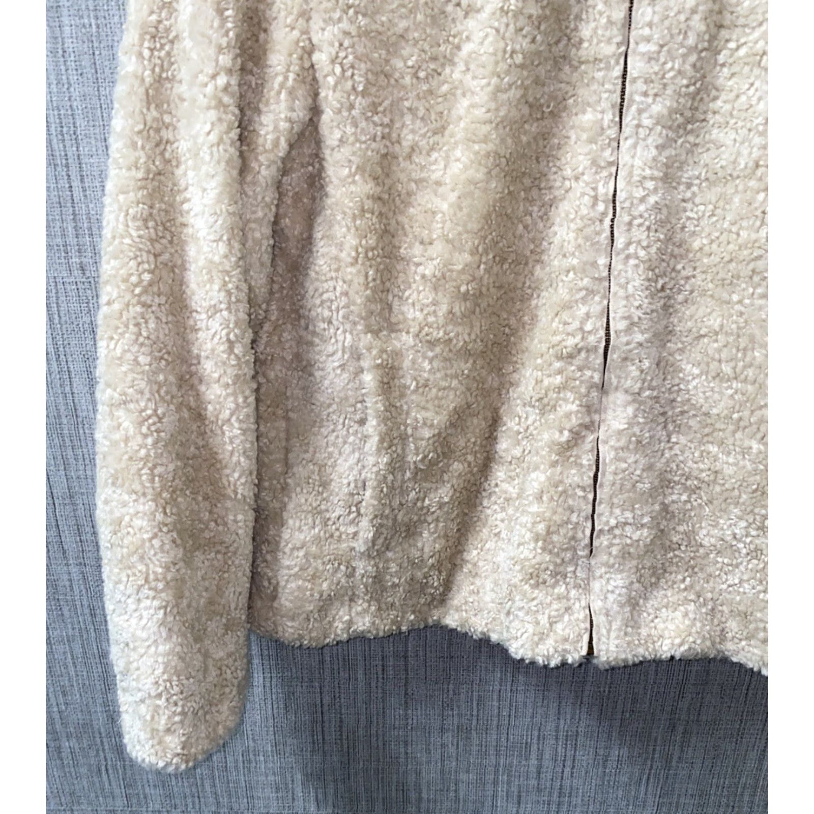 Pendleton Pendleton Womens Beige Fleece Jacket Full Zip Size M 21 In Armpit Woman Coat Warm Spring Autumn Size M / US 6-8 / IT 42-44 - 4 Thumbnail