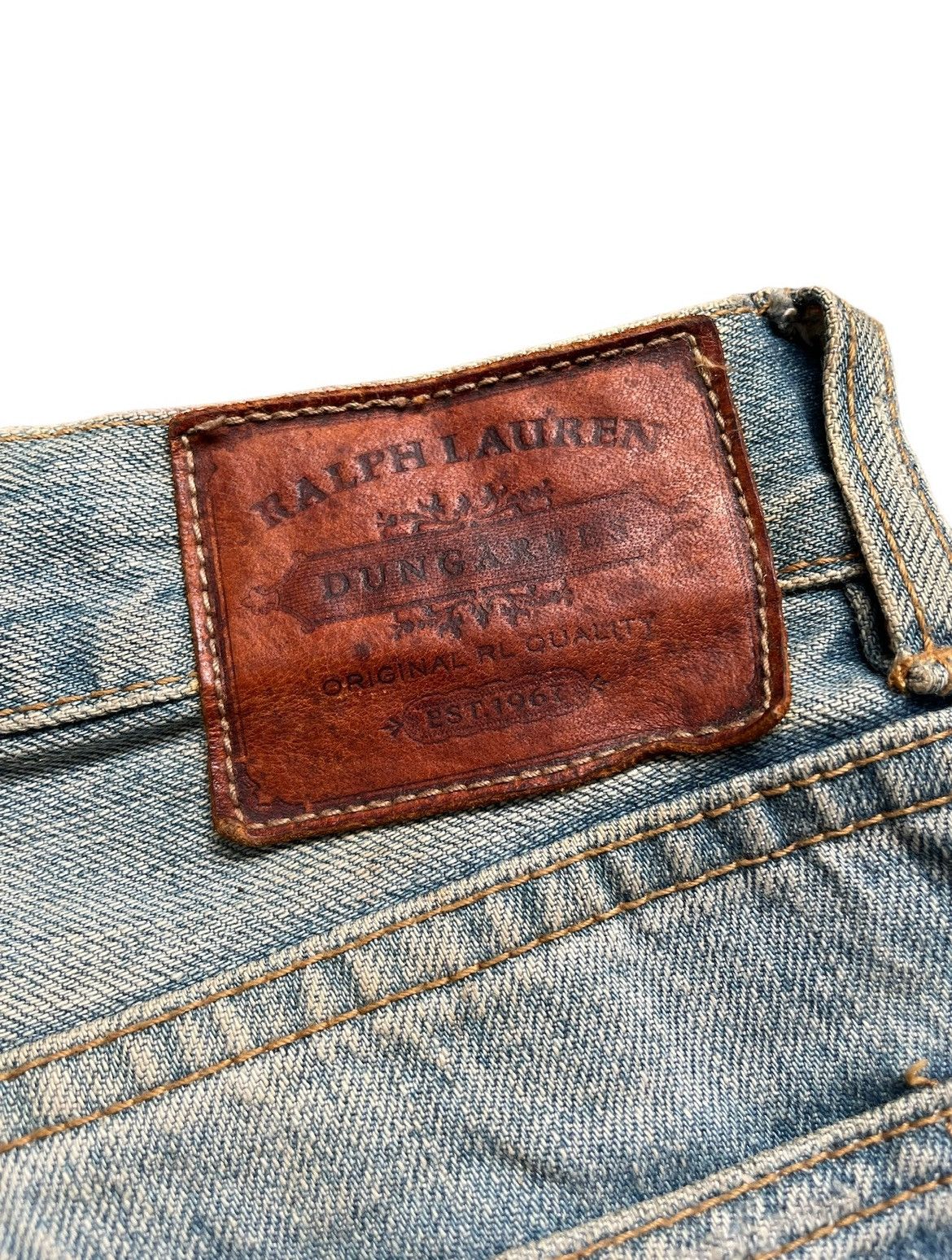 Ralph Lauren Vintage Ralph Lauren Custom Patchwork Jeans Size 28" / US 6 / IT 42 - 13 Thumbnail