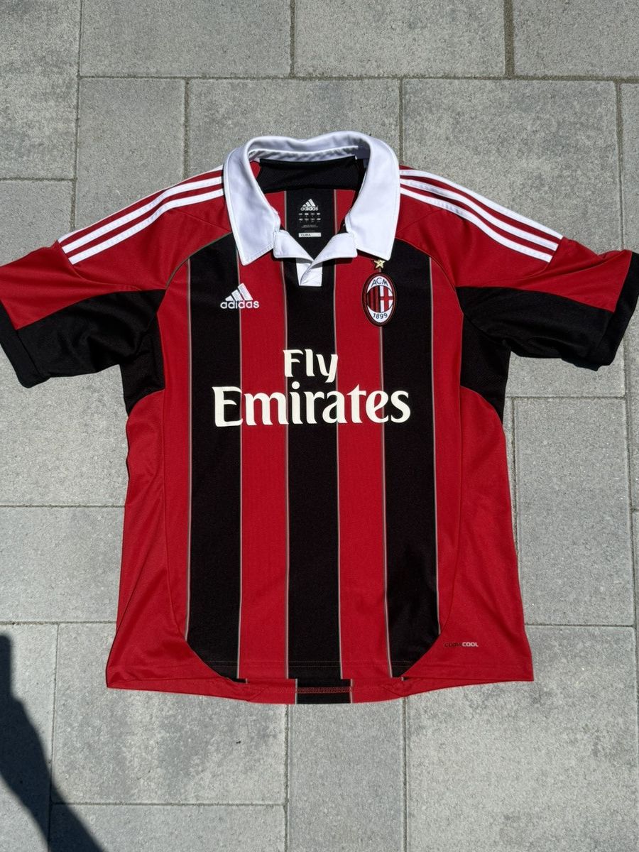 Adidas Adidas AC Milan 2012-2013 home Size US L / EU 52-54 / 3 - 4 Thumbnail