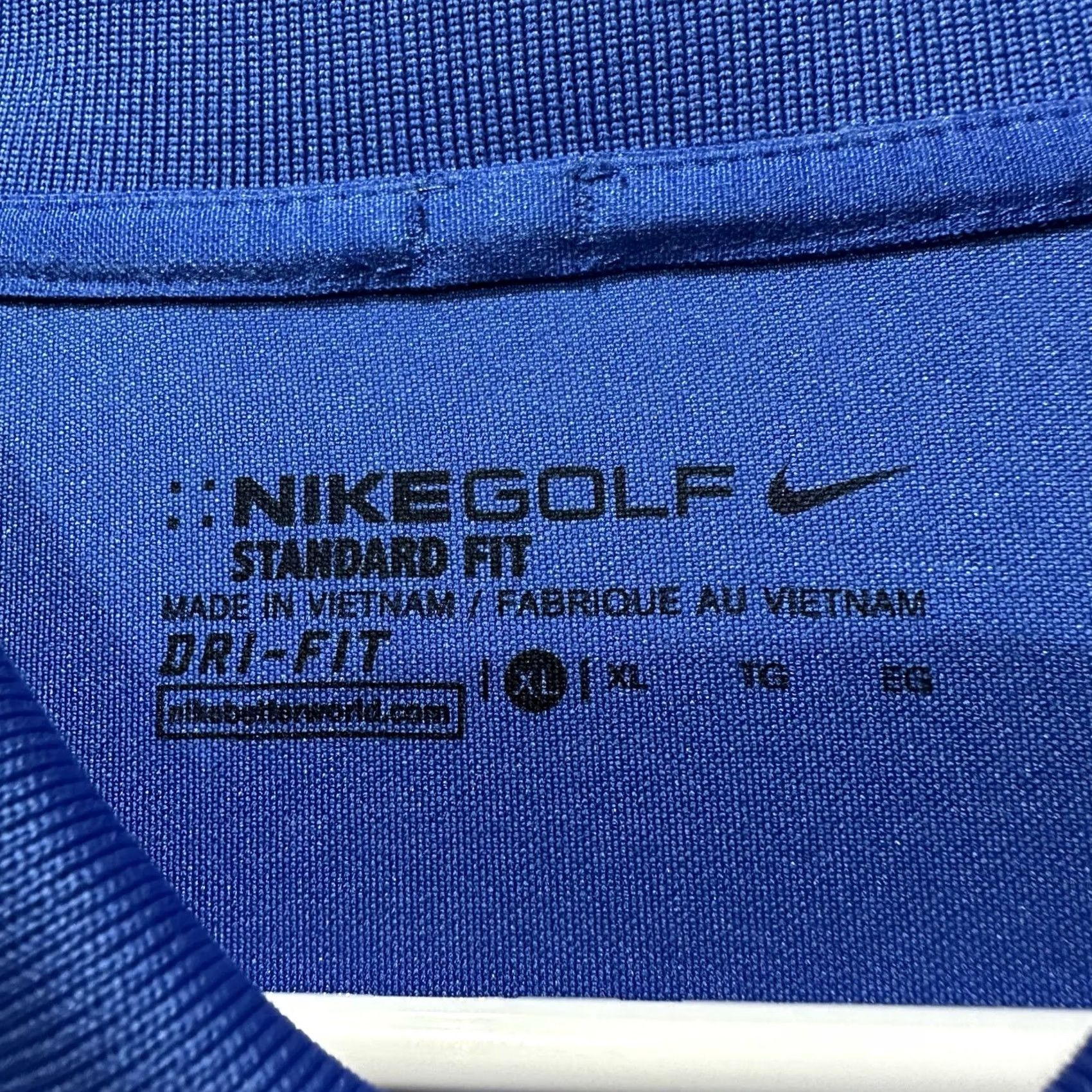 Nike Nike Polo Shirt Mens XL Blue Lightweight Dri Fit Golf HB Logo EUC Size US XL / EU 56 / 4 - 5 Thumbnail
