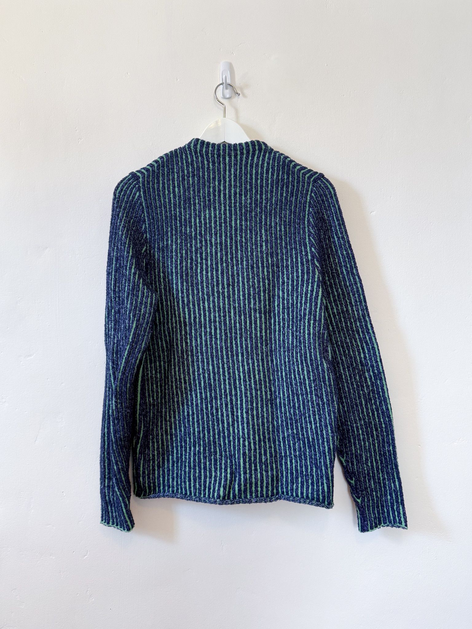 Acne Studios Stripe High Neck Sweater Green/multi Size US M / EU 48-50 / 2 - 3 Thumbnail