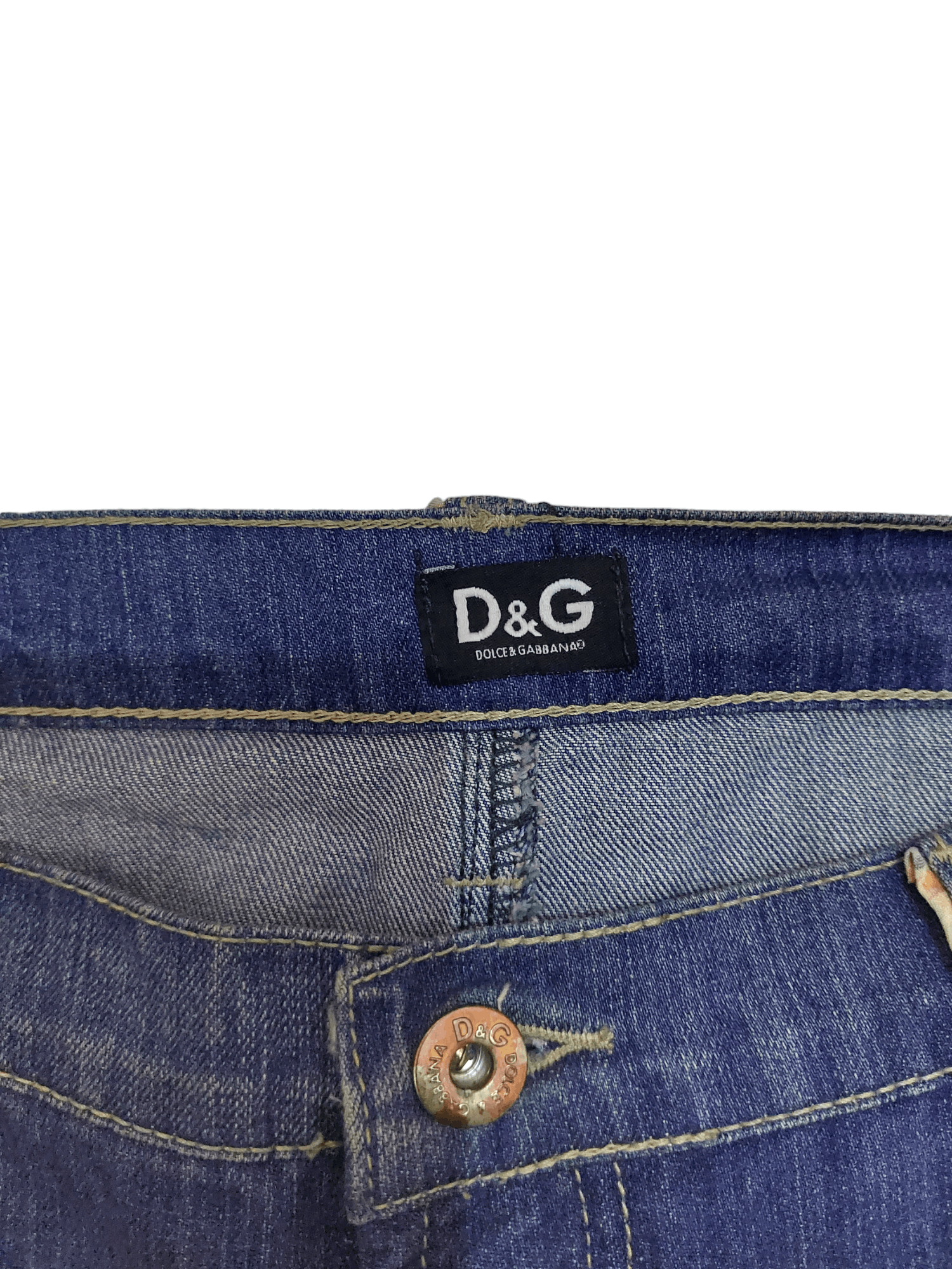 Dolce & Gabbana Dolce & Gabbana Love Logo Pocket Jeans Size 34" / US 12 / IT 48 - 10 Thumbnail