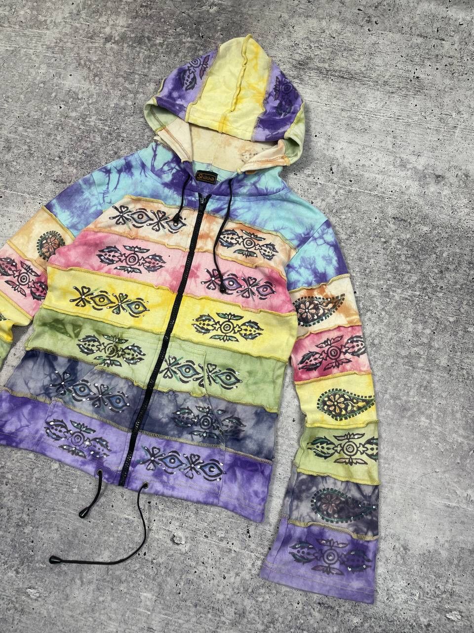 Hysteric Glamour Vintage Nepal Style Patchwork Zip Up Hoodie Y2K Size US S / EU 44-46 / 1 - 3 Thumbnail