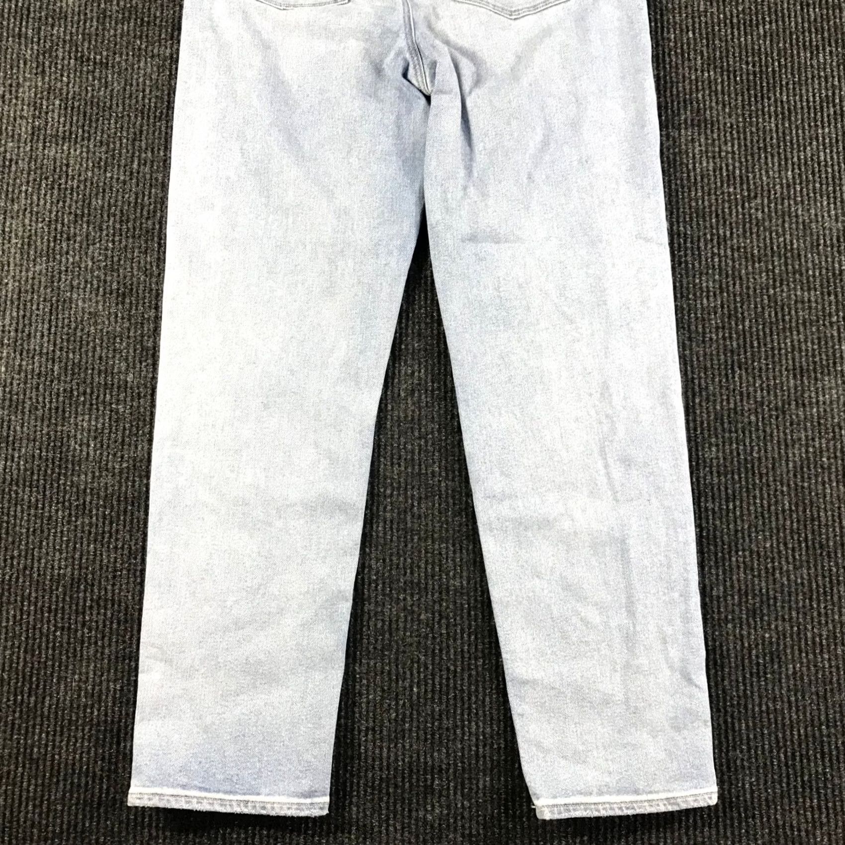 American Eagle Outfitters American Eagle Womens High Rise Mom Jeans Light Wash Stretch Denim 8 5-Pocket Blue 90s Womens Size 30" / US 8 / IT 44 - 6 Thumbnail