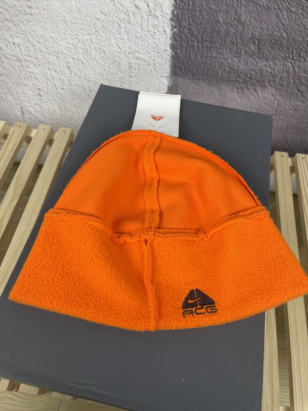 Nike Nike ACG y2k 2007 sewn outside orange new hat size M/L Size ONE SIZE - 2 Thumbnail