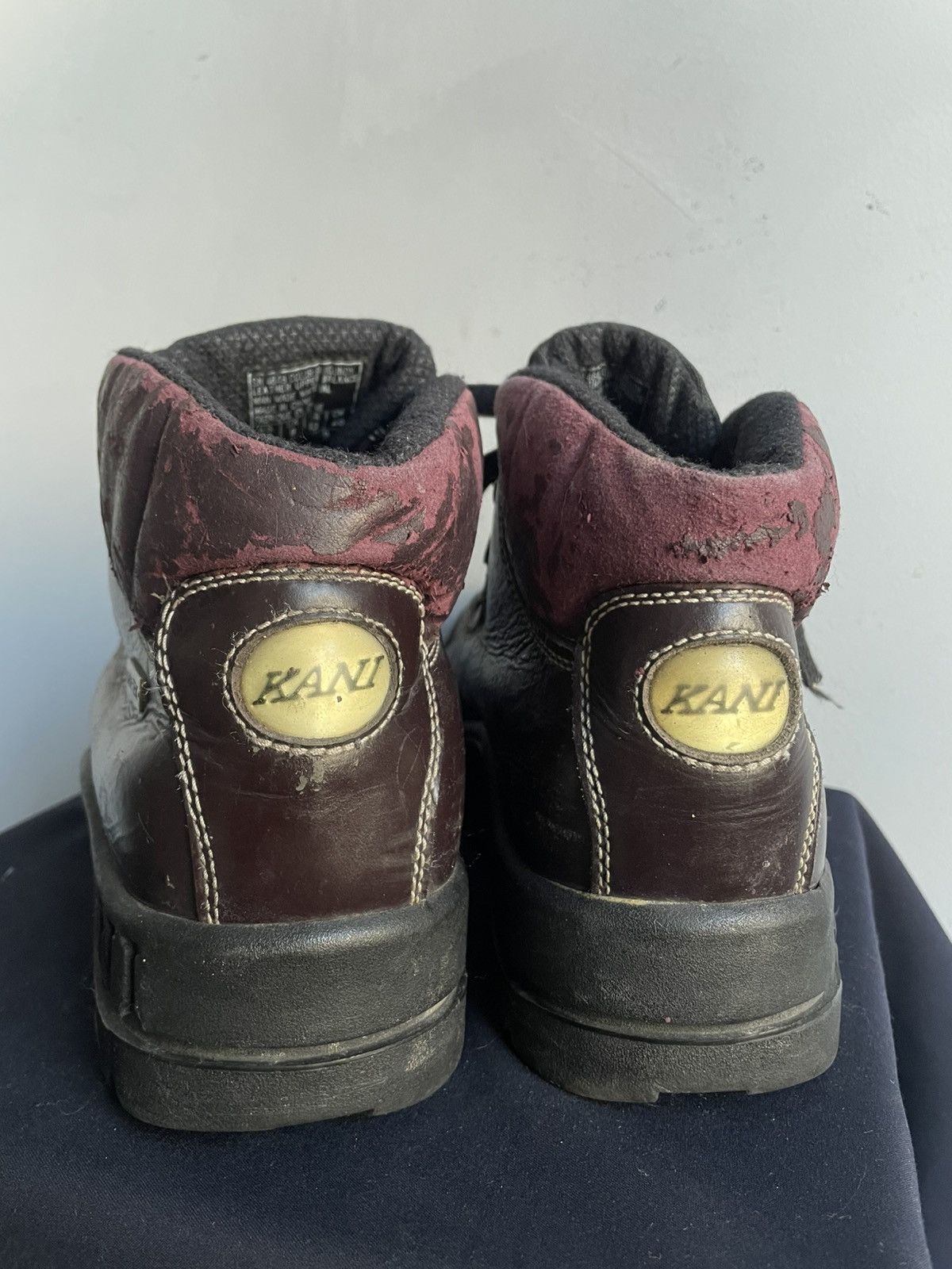 Karl Kani Karl Kani retro platform boots burgundy vintage skater y2k Size US 10 / EU 43 - 8 Thumbnail