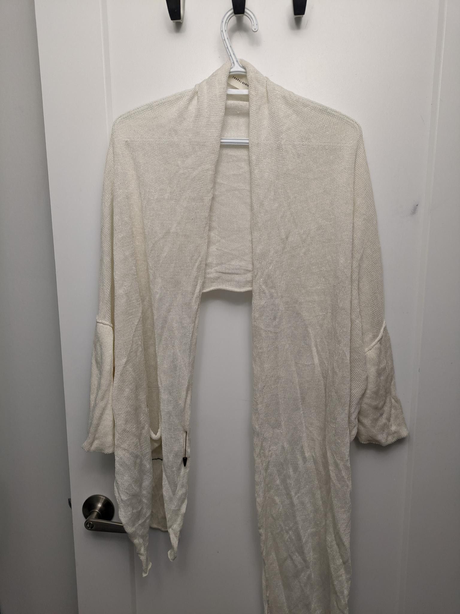 Isabel Benenato Multifunctional Hemp Cardigan/Scarf/Shrug Size L / US 10 / IT 46 - 1 Thumbnail