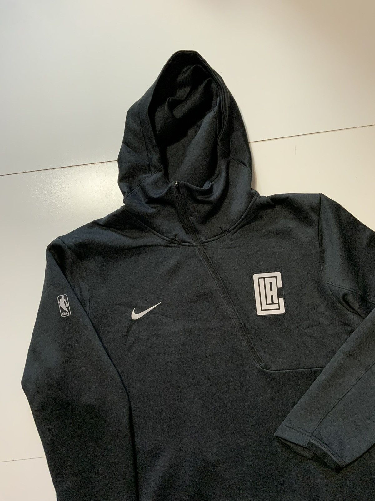 NBA × Nike Nike NBA Los Angeles Clippers Asymmetric Tech Fleece Hoodie Size US XXL / EU 58 / 5 - 3 Thumbnail