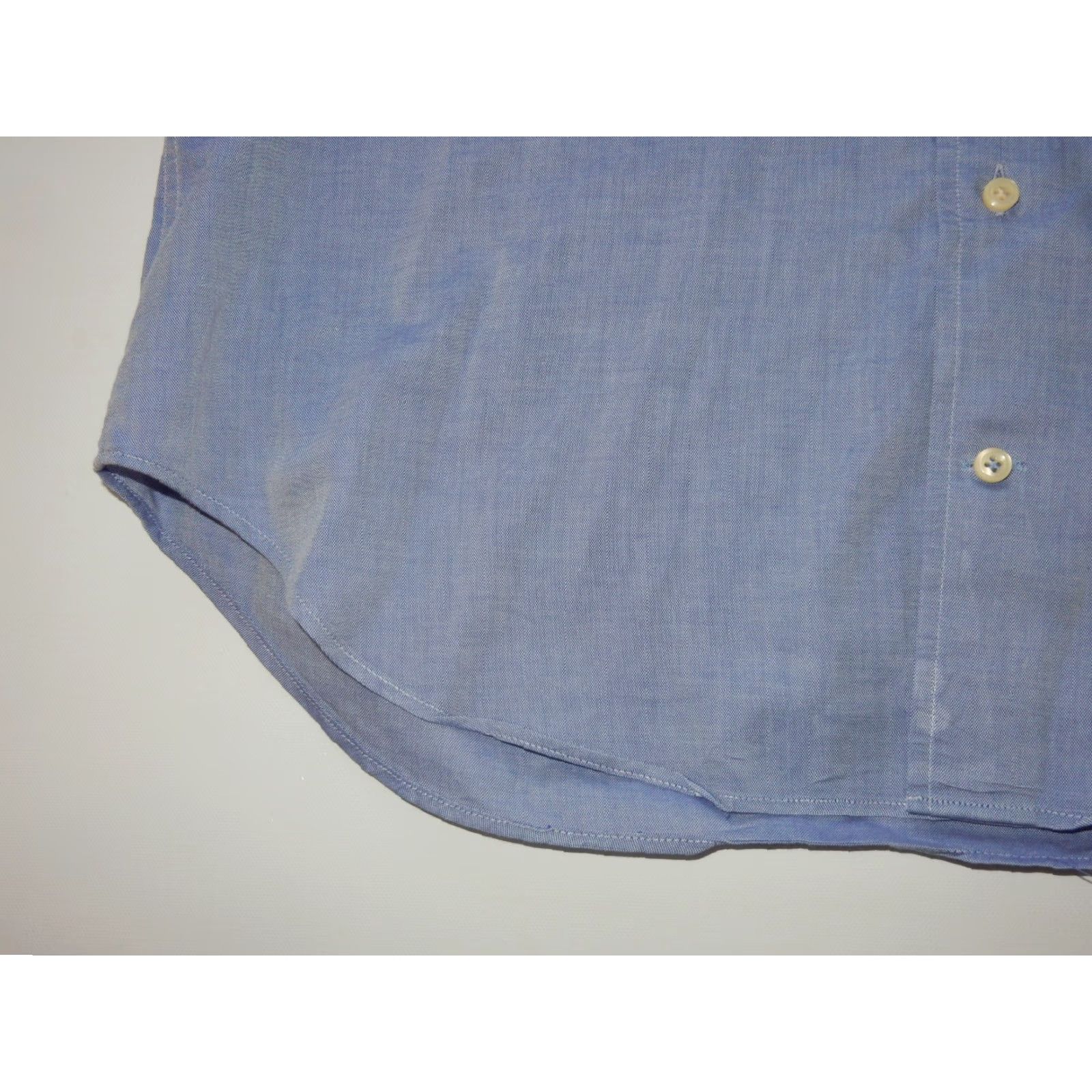 Peter Millar Peter Millar Men's Long Sleeve Button-Front Shirt L Size Blue Cotton Shirt Mens Button-Up -note: avoid extra hyphens? Size US L / EU 52-54 / 3 - 4 Thumbnail