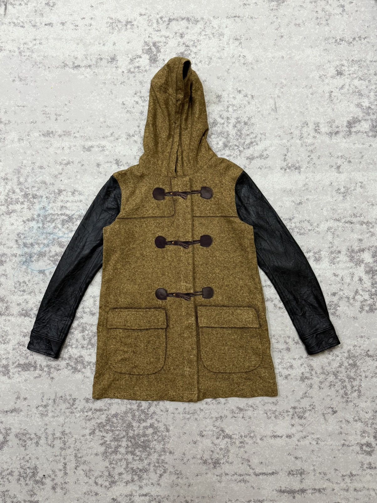 Hysteric Glamour Vintage Y2K Hysteric Glamour Pvc Sleeve Hoodie Sweater Size US S / EU 44-46 / 1 - 3 Thumbnail